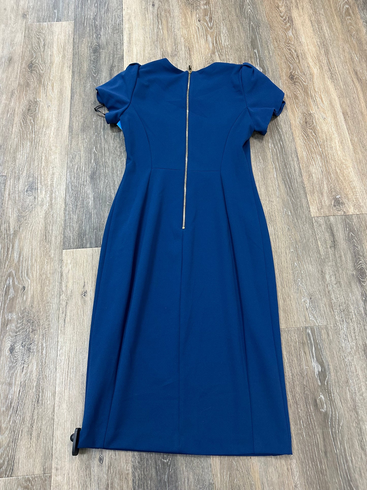 Dress Work By Calvin Klein In Blue, Size: 4