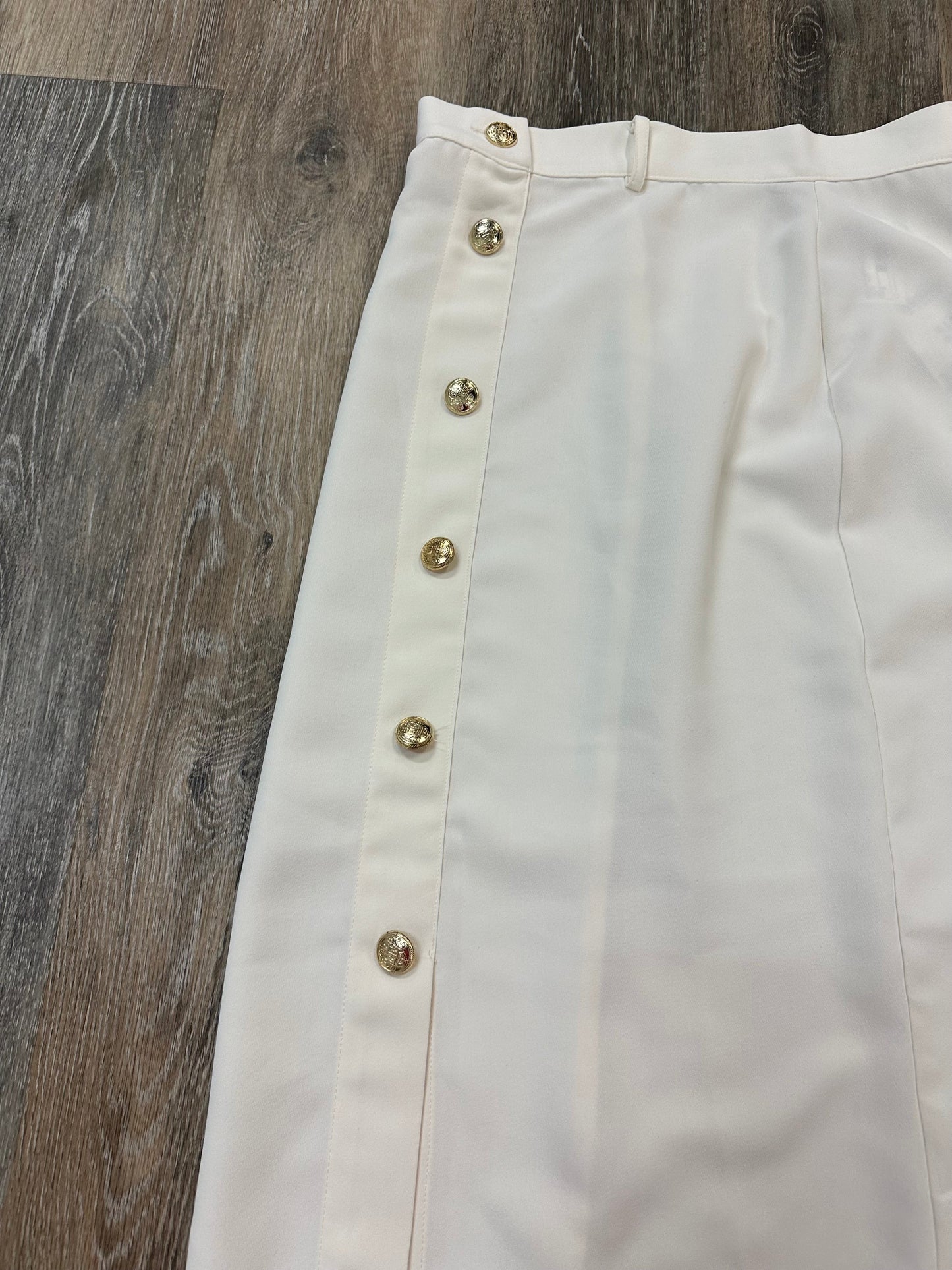 Skirt Midi By Zara In White, Size: S