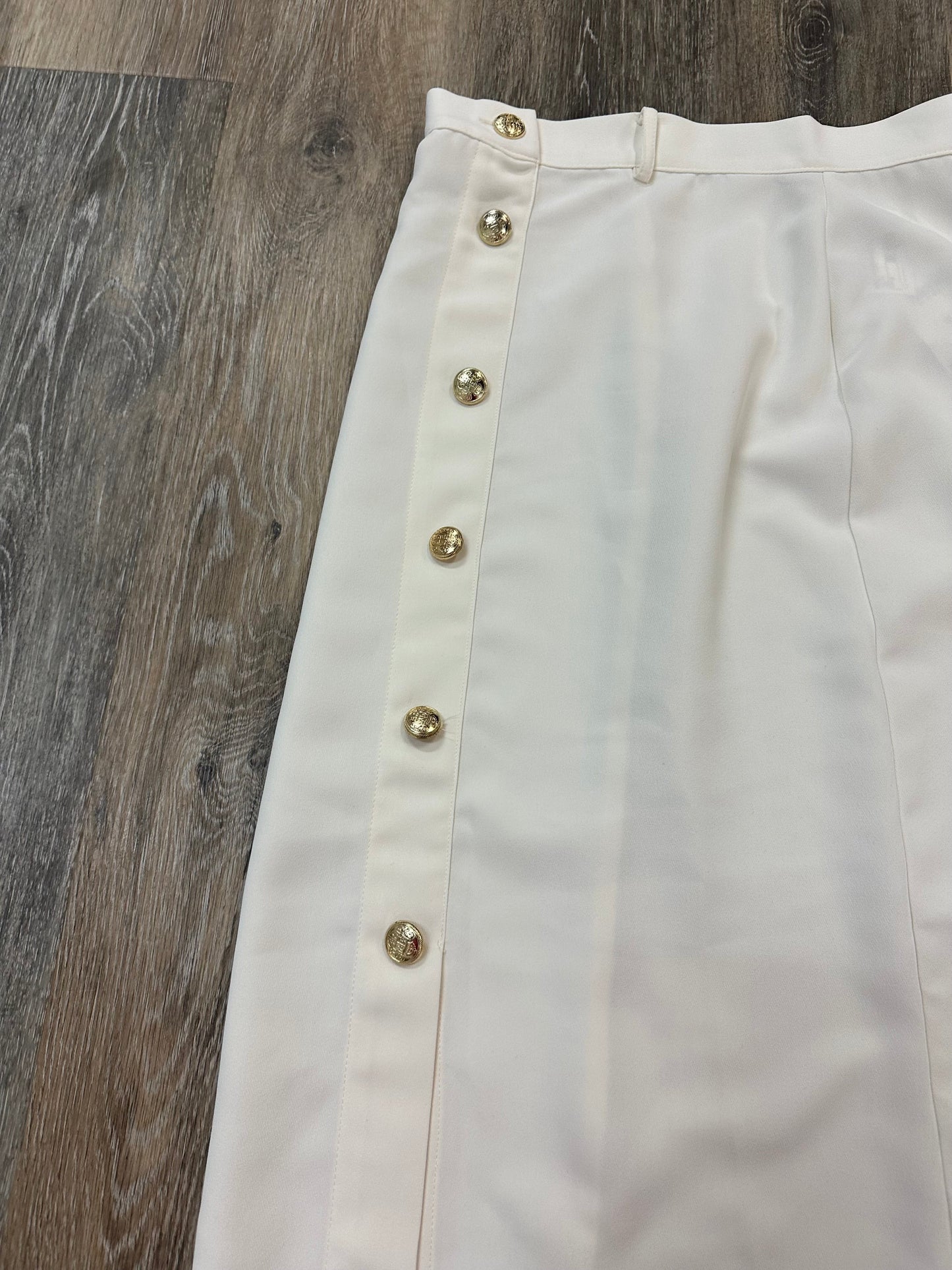 Skirt Midi By Zara In White, Size: S