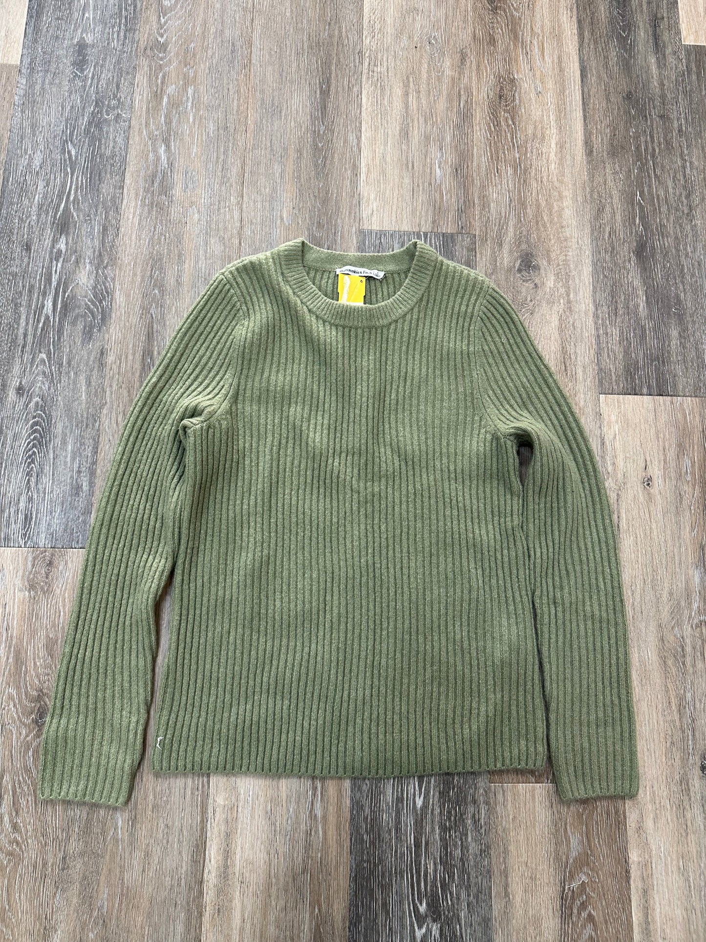 Sweater By Abercrombie And Fitch In Green, Size: L