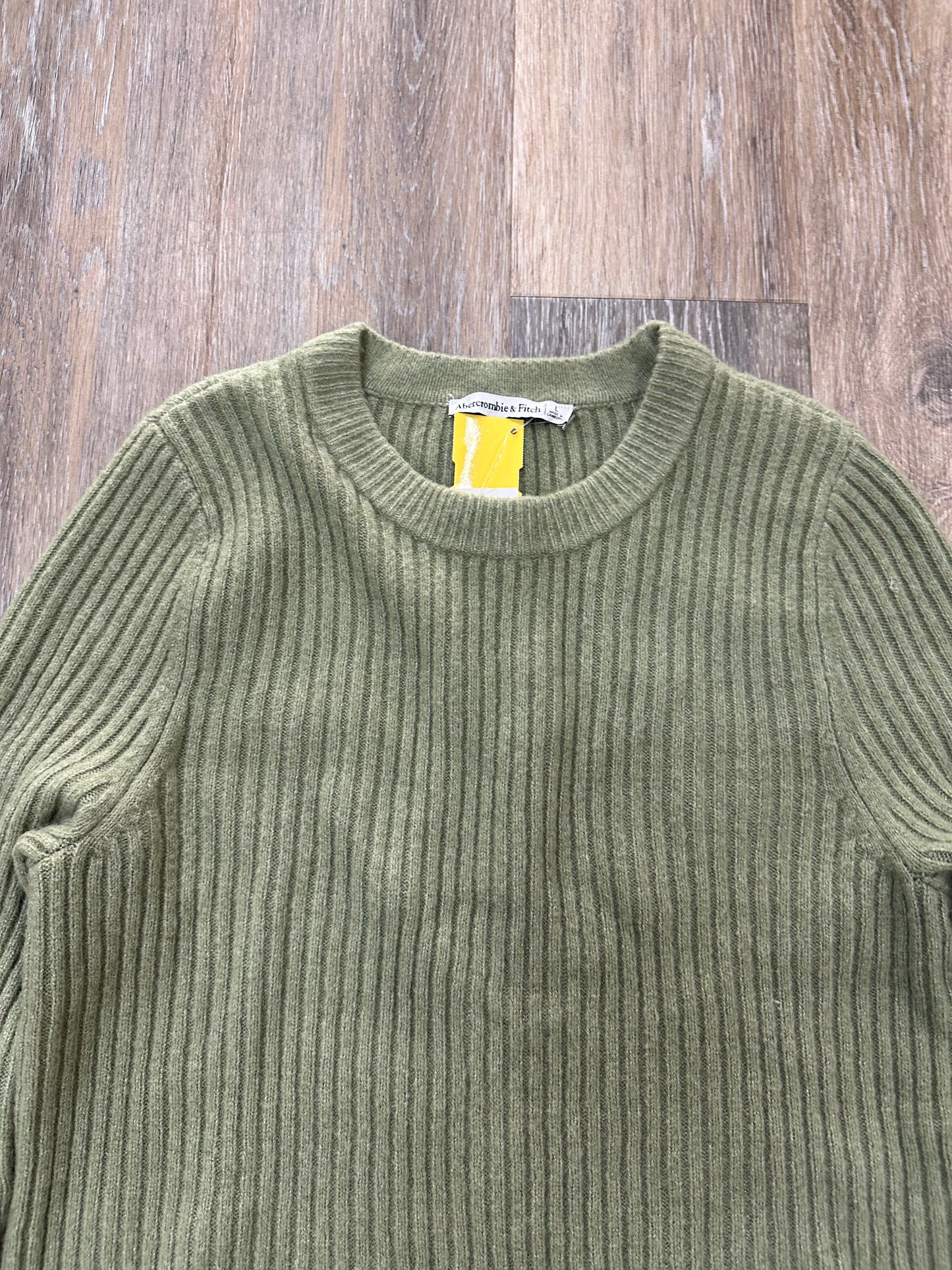 Sweater By Abercrombie And Fitch In Green, Size: L