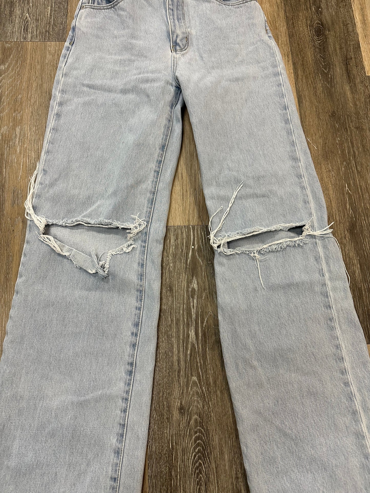 Jeans Straight By Rollas In Blue Denim, Size: 0