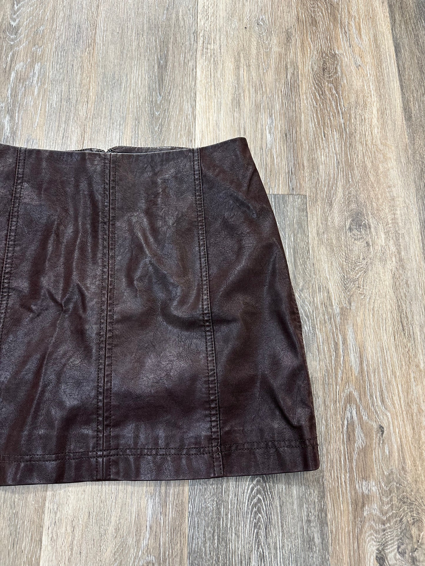 Skirt Mini & Short By Free People In Brown, Size: M