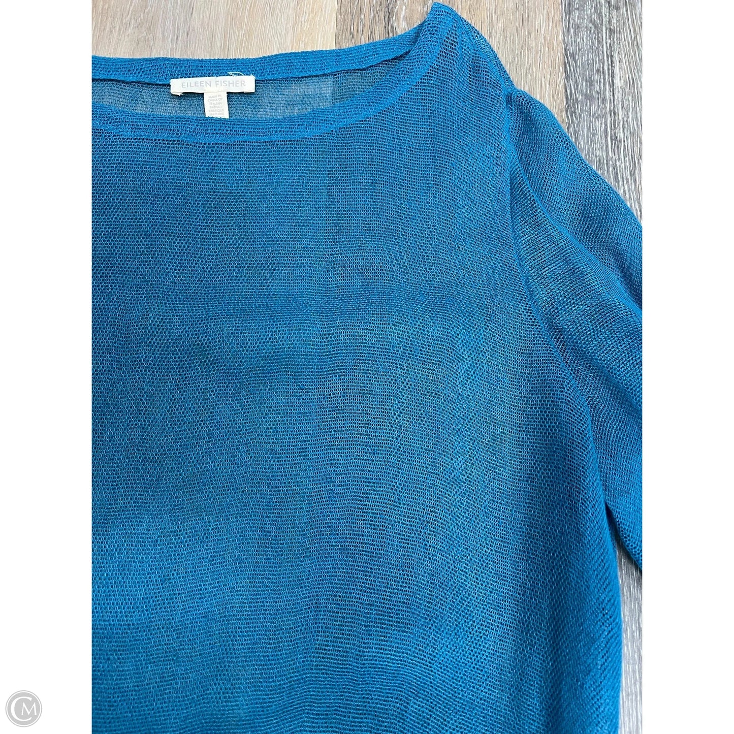 Tunic Long Sleeve By Eileen Fisher In Blue, Size: M