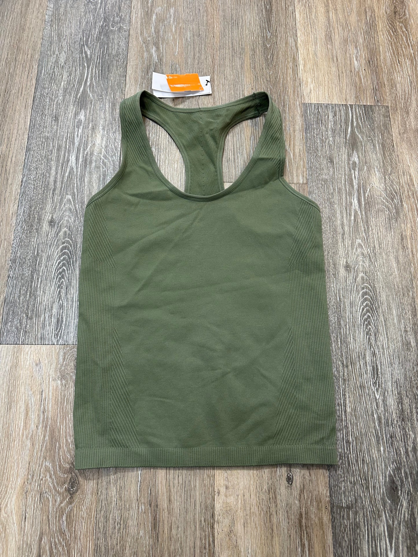 Athletic Tank Top By Calvin Klein Performance In Green, Size: L