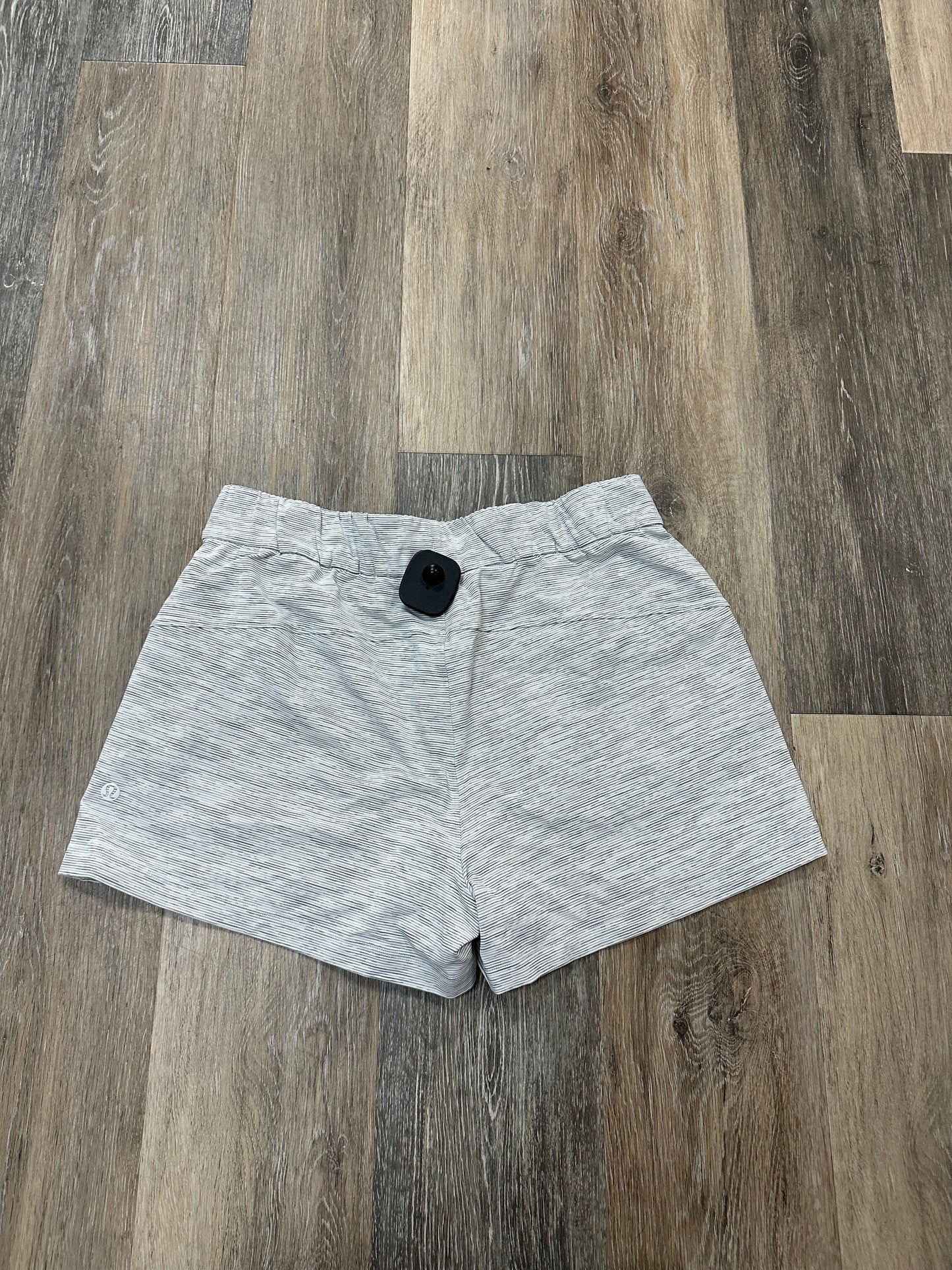 Athletic Shorts By Lululemon In White, Size: 6