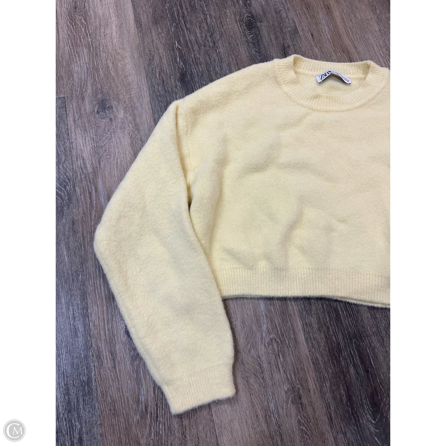 Sweater By Zara In Yellow, Size: M
