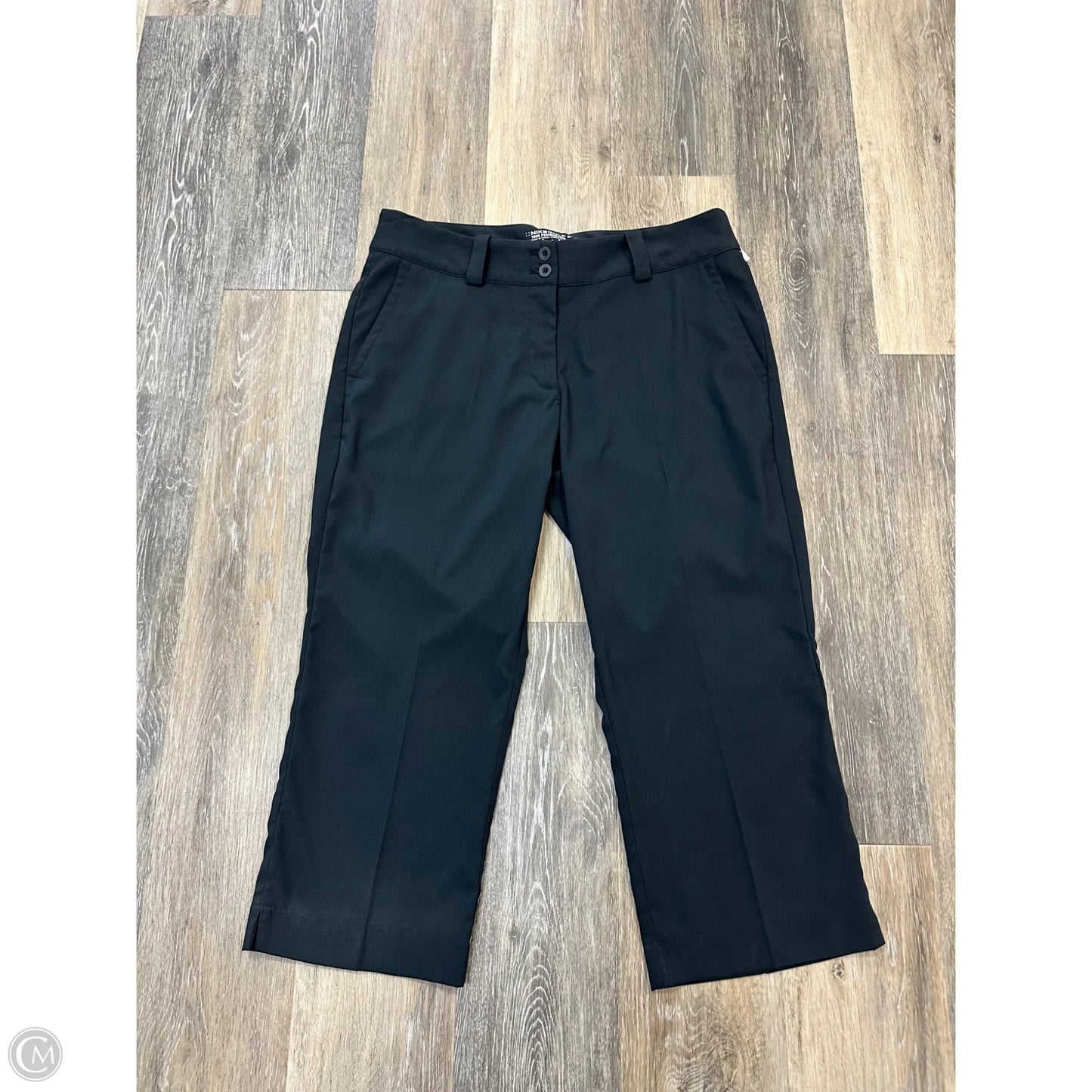 Athletic Capris By Nike Apparel In Black, Size: 10