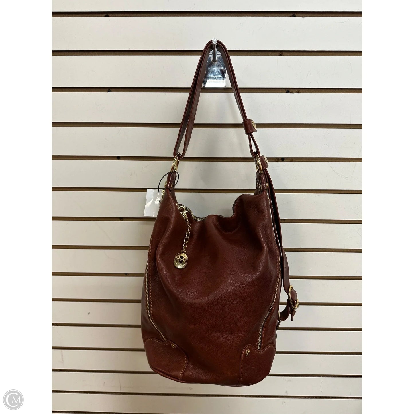 Handbag Leather By Marino Orlandi, Size: Large