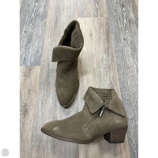 Boots Ankle Heels By Sole Society In Taupe, Size: 6