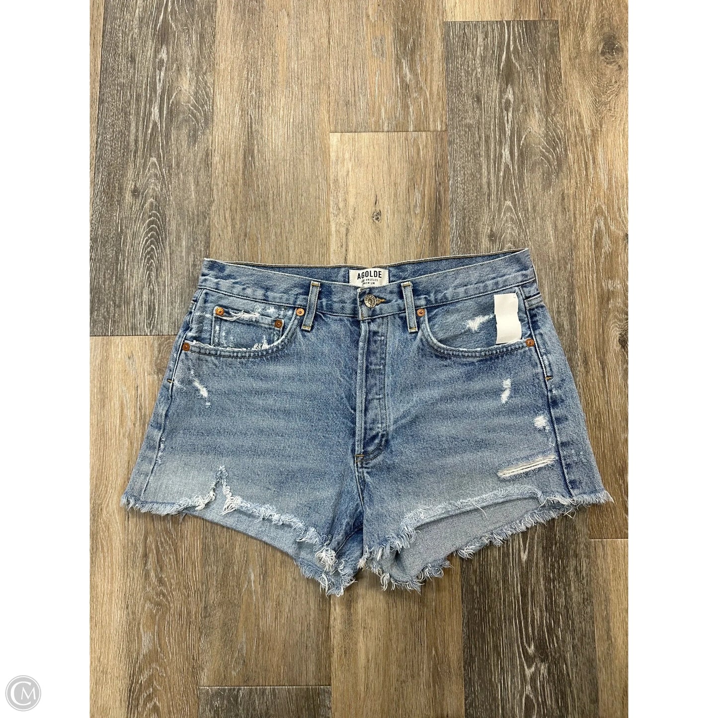 Shorts By Agolde In Blue Denim, Size: 8/29