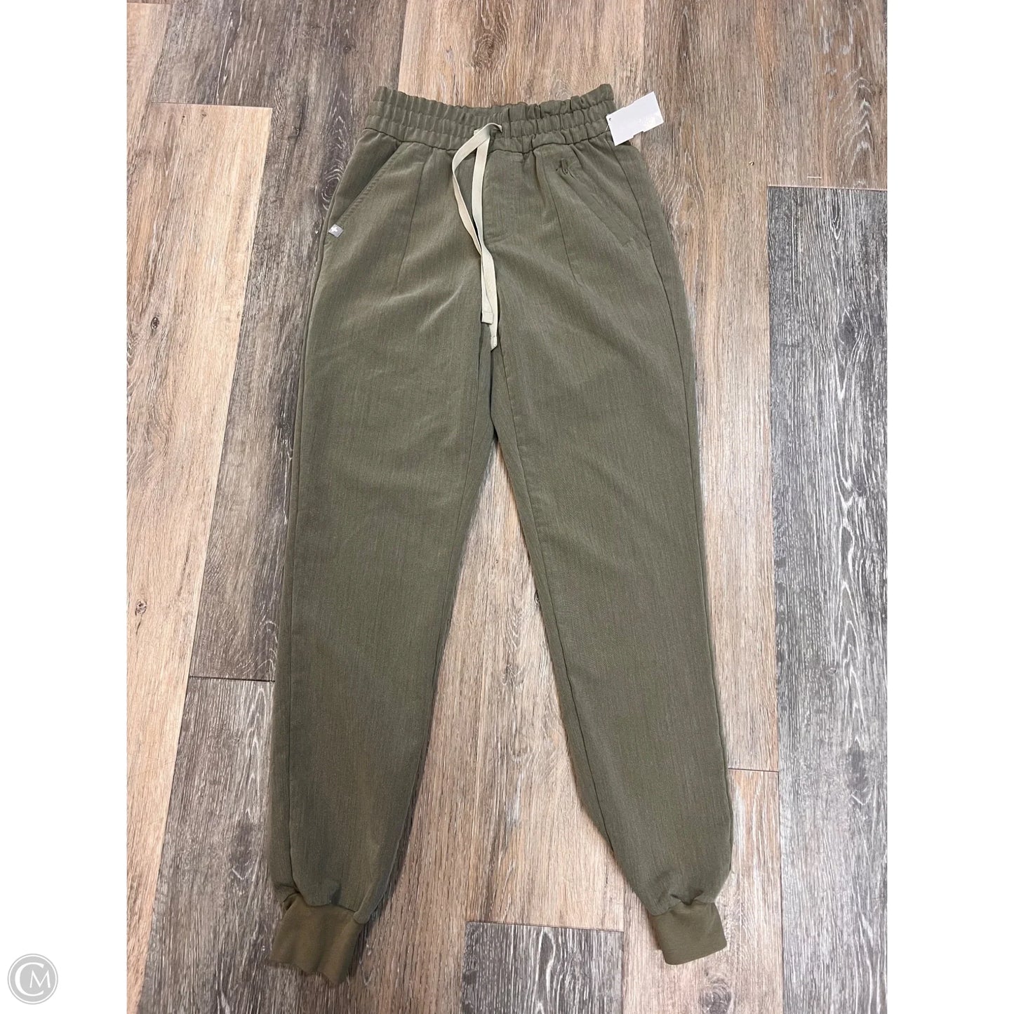 Scrub Pants By Figs In Green, Size: Xxs
