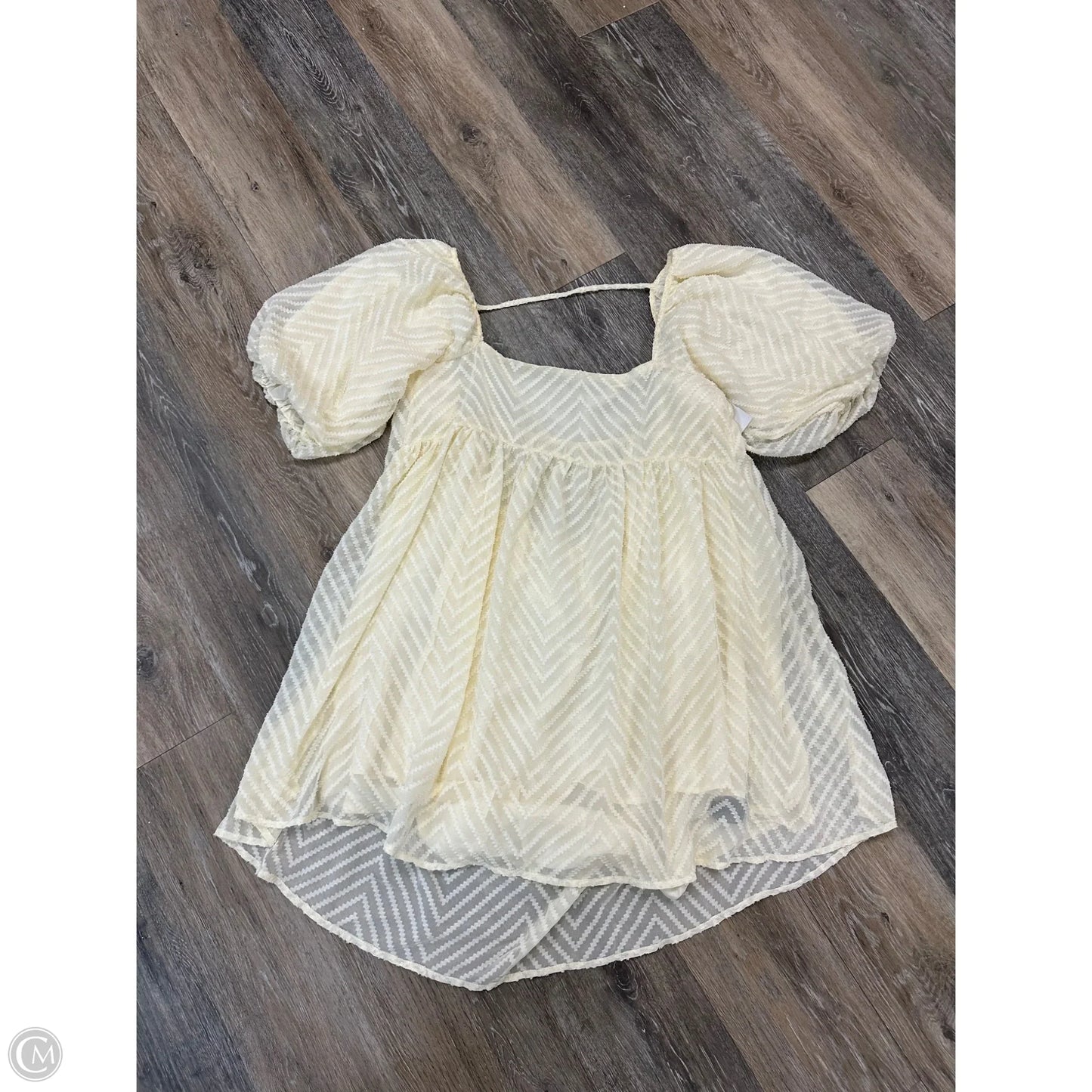 Dress Casual Short By By Together In Cream, Size: M