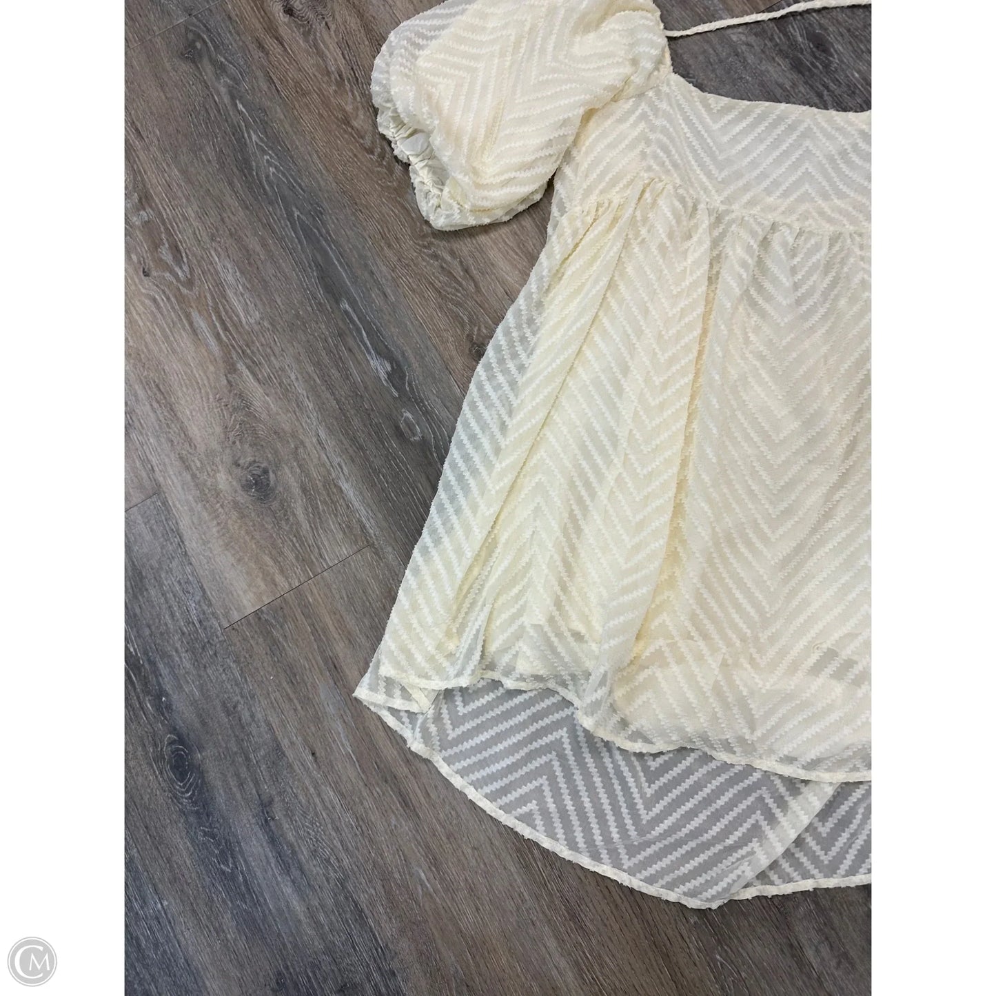 Dress Casual Short By By Together In Cream, Size: M