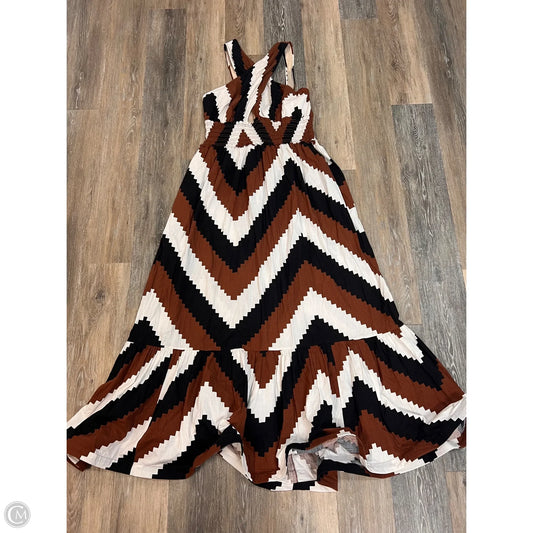 -Dress Casual Maxi By Tracy Reese In Brown, Size: 2x