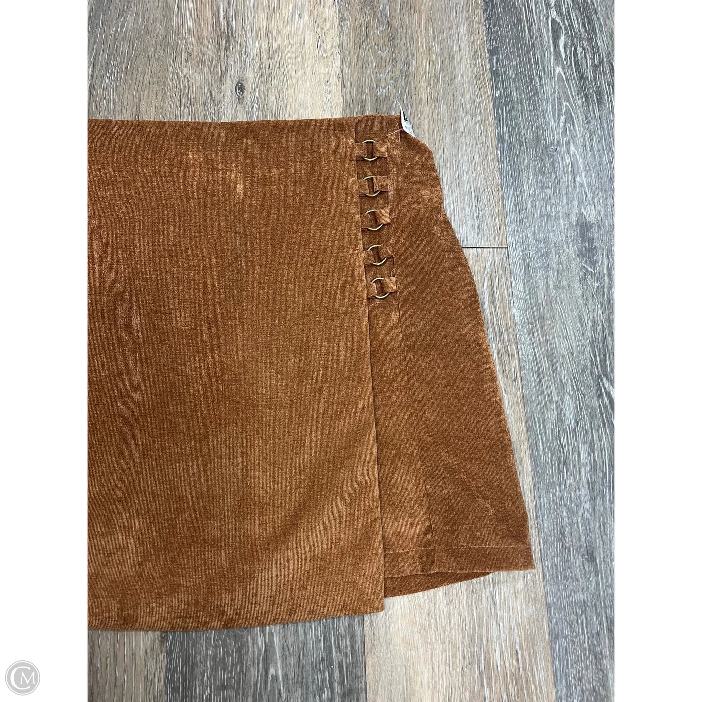 -Skirt Mini & Short By Loveriche In Brown, Size: M