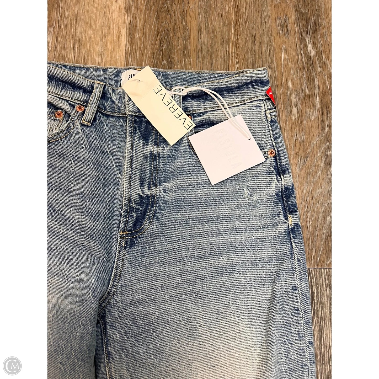 Jeans Straight By Pistola In Blue Denim, Size: 1/25