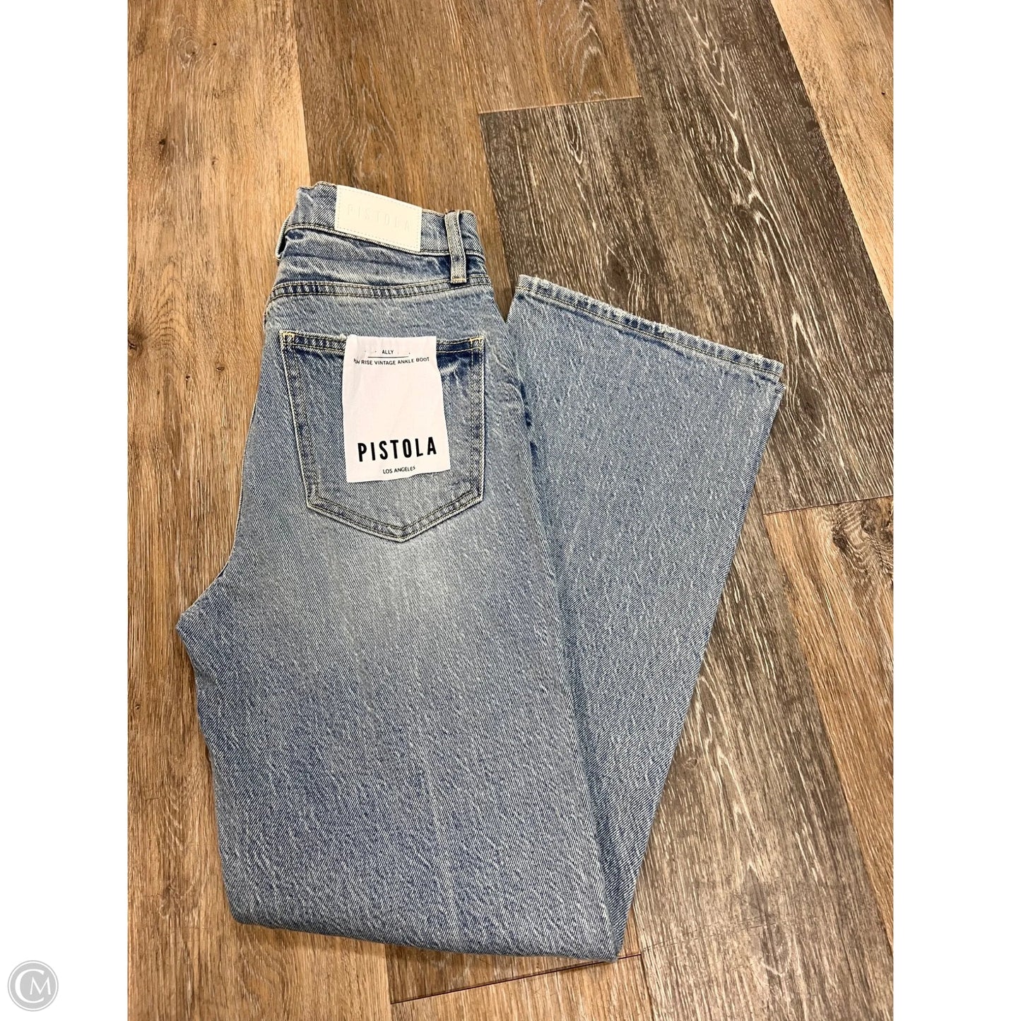 Jeans Straight By Pistola In Blue Denim, Size: 1/25