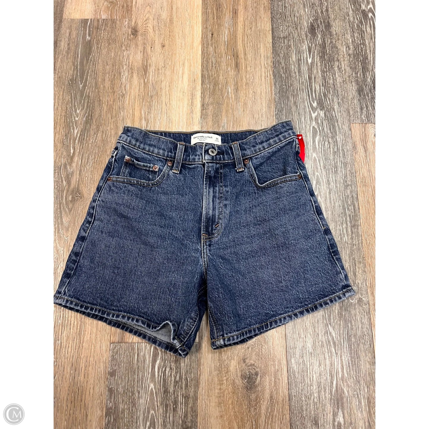 Shorts By Abercrombie And Fitch In Blue Denim, Size: 0