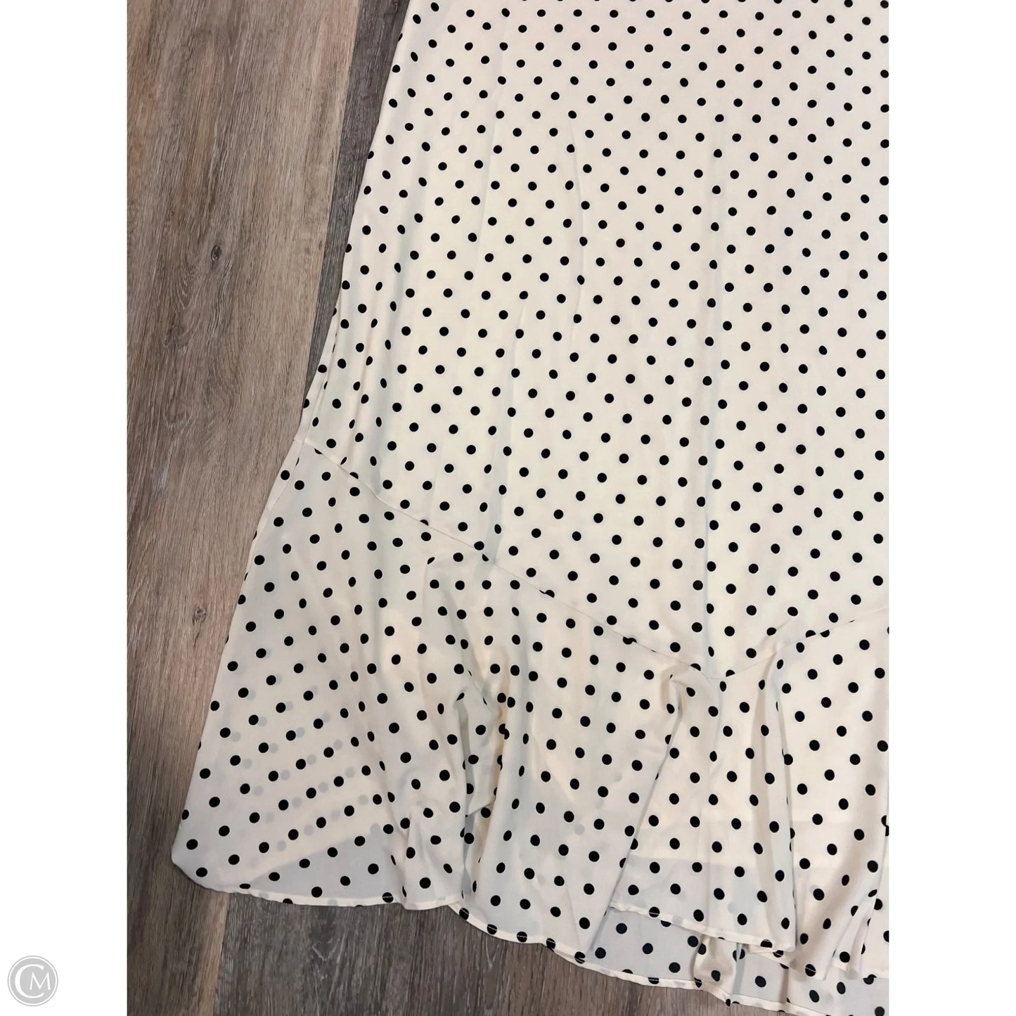 -Dress Party Long By Abercrombie And Fitch In Polkadot Pattern, Size: Xl