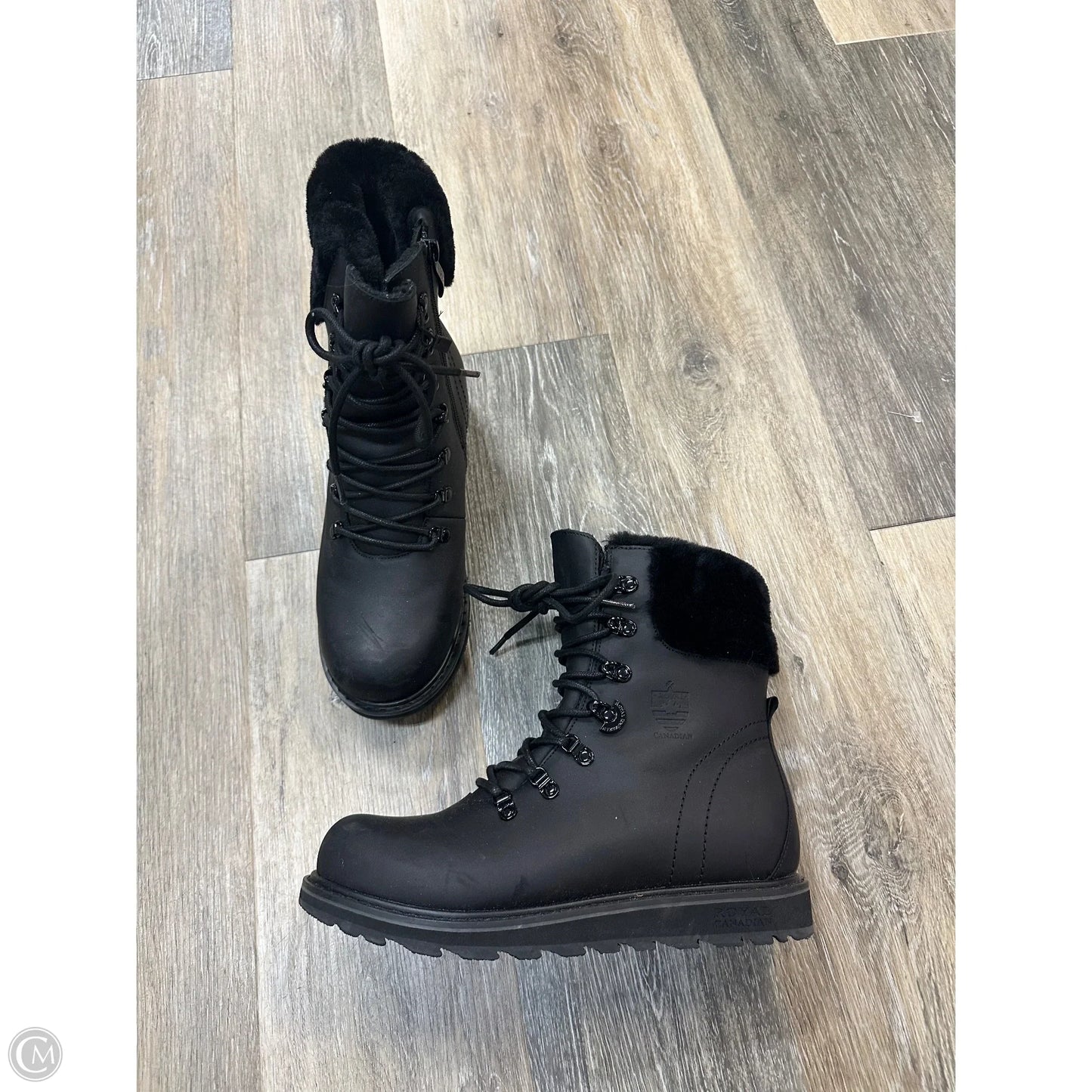 Boots Snow By Canadian Royal In Black, Size: 9