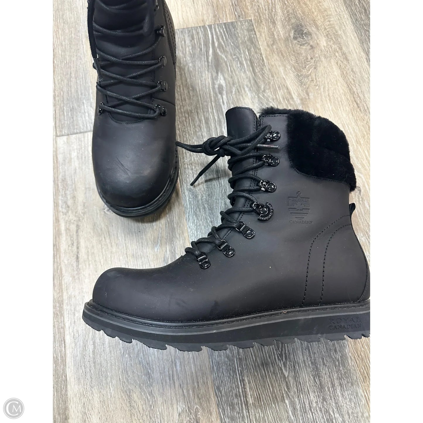 Boots Snow By Canadian Royal In Black, Size: 9