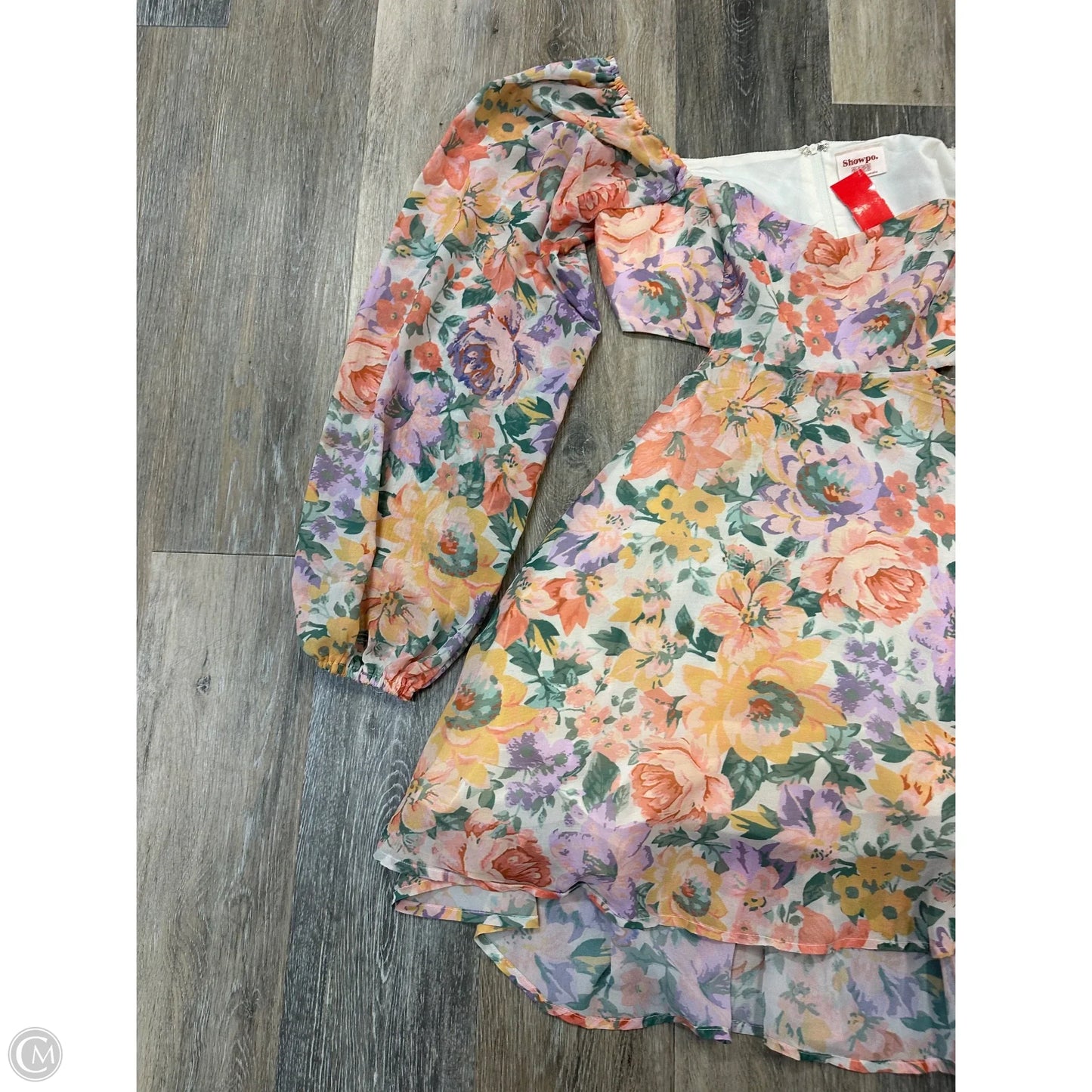 Dress Casual Short By Showpo In Floral Print, Size: L