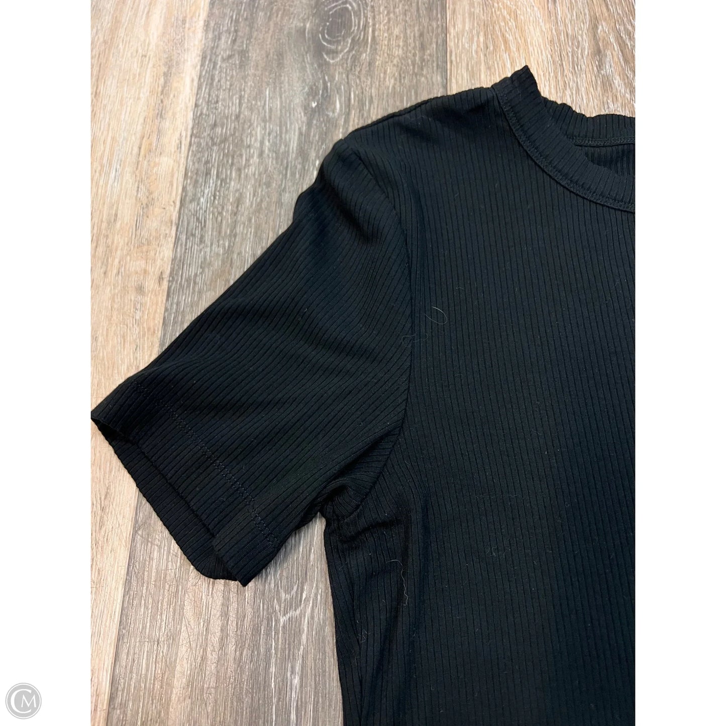 Top Short Sleeve By Pistola In Black, Size: L