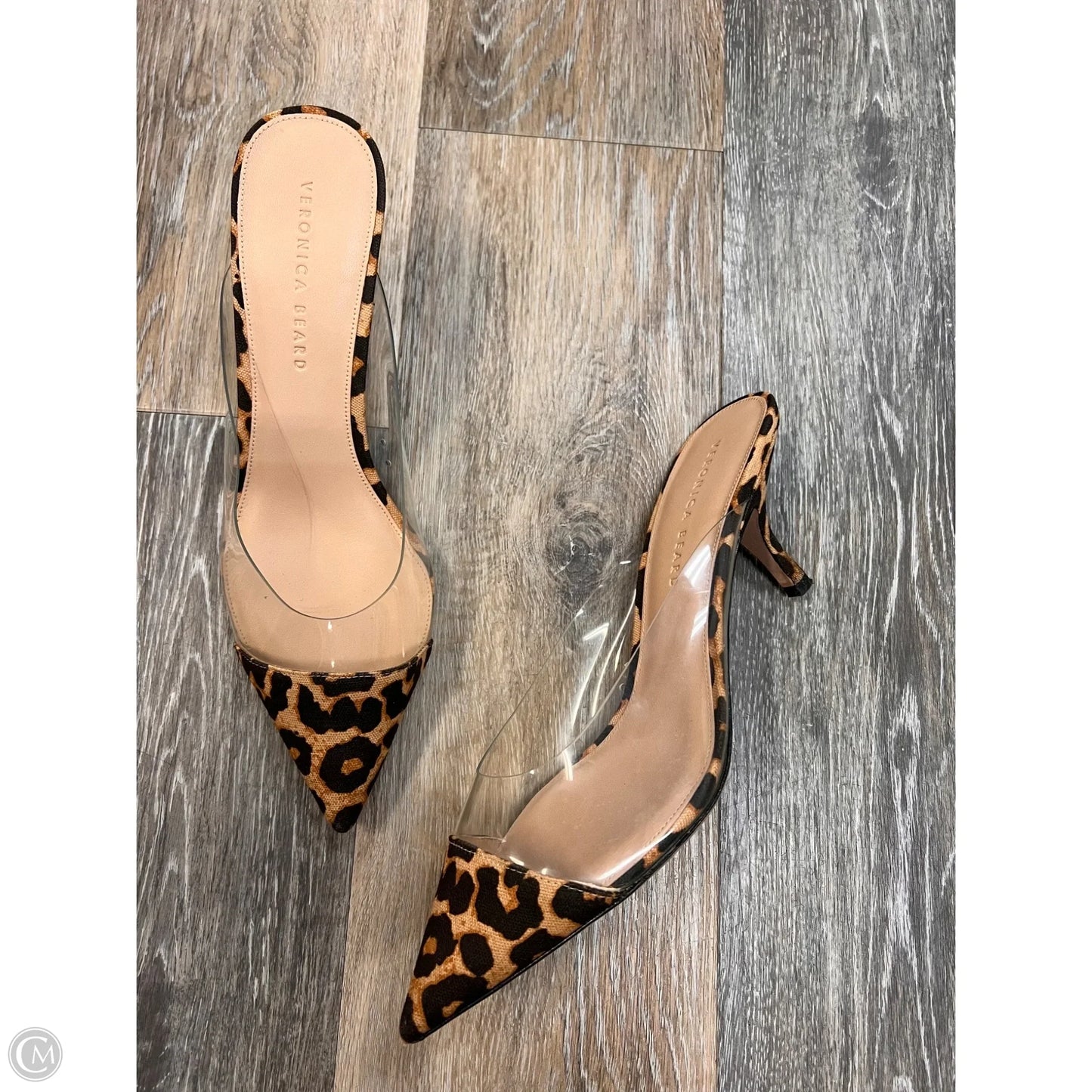 Shoes Heels Kitten By Veronica Beard In Animal Print, Size: 10