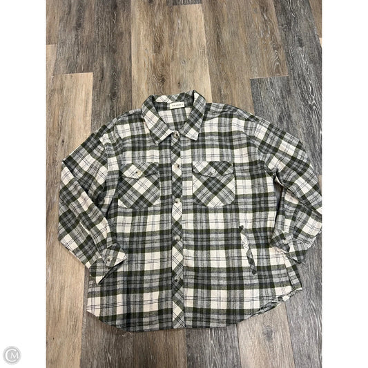 Jacket Shirt By The Nines In Green, Size: 1x