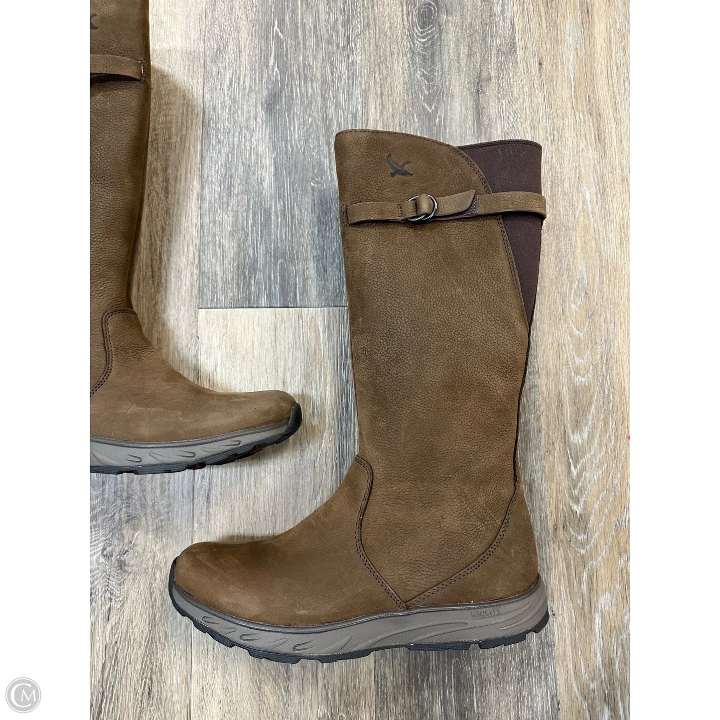 Boots Snow By Eddie Bauer In Tan, Size: 10