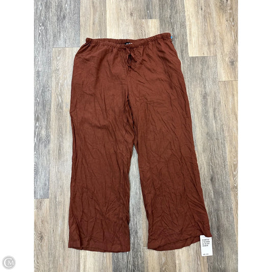 Pants Linen By Saint + Sofia In Orange, Size: 18