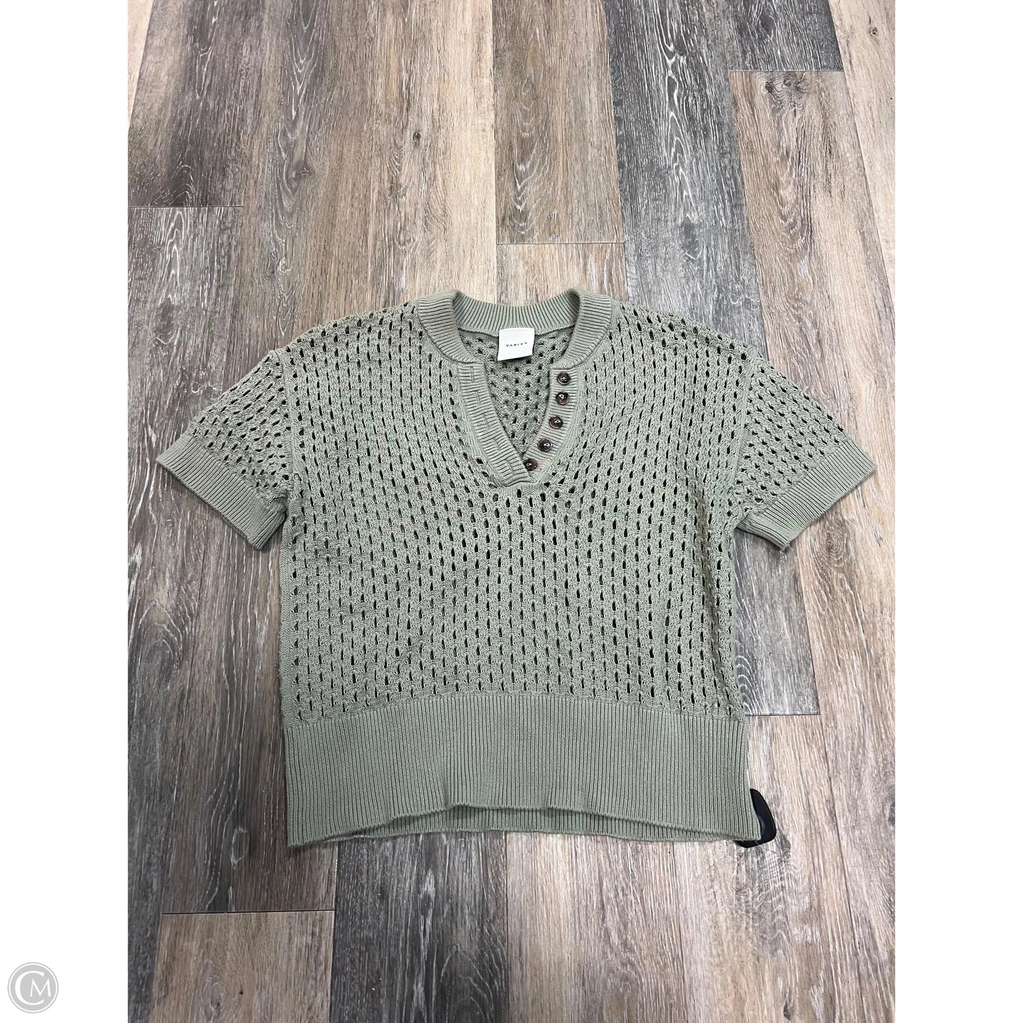 Sweater Short Sleeve By Varley In Green, Size: S