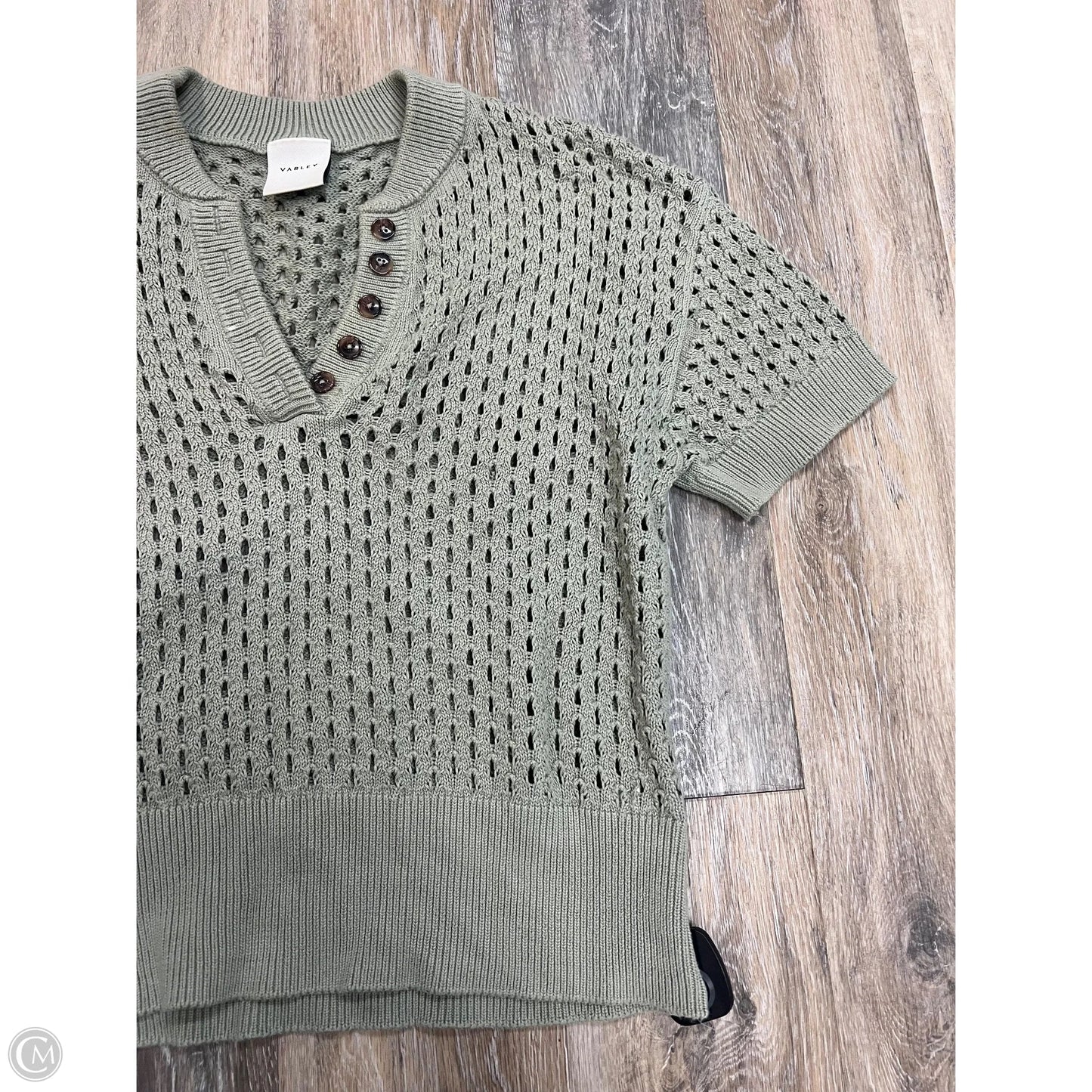 Sweater Short Sleeve By Varley In Green, Size: S