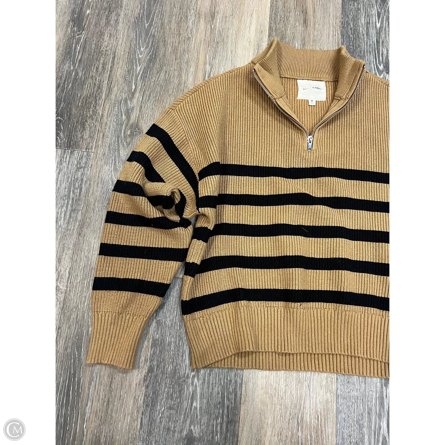 -Sweater By Thread And Supply In Tan, Size: M