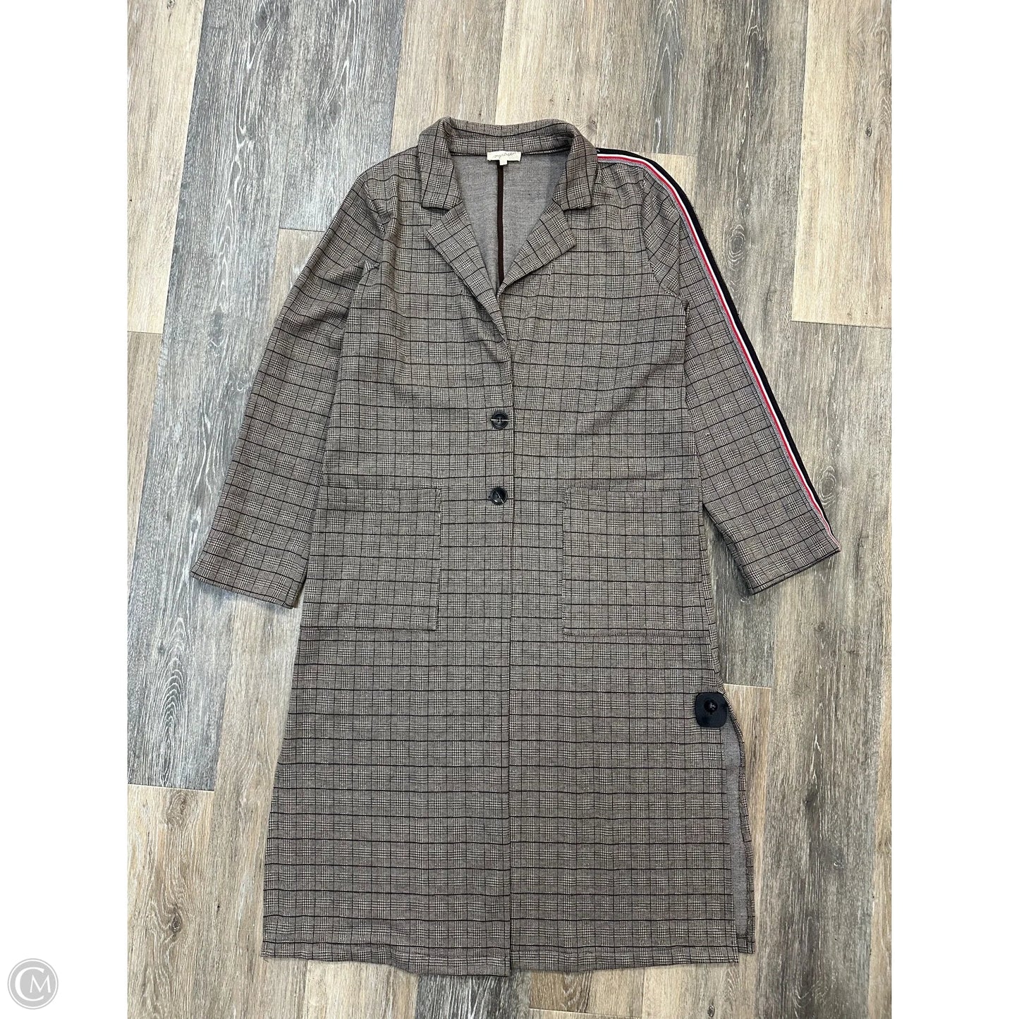 Jacket Other By Mystree In Brown, Size: L