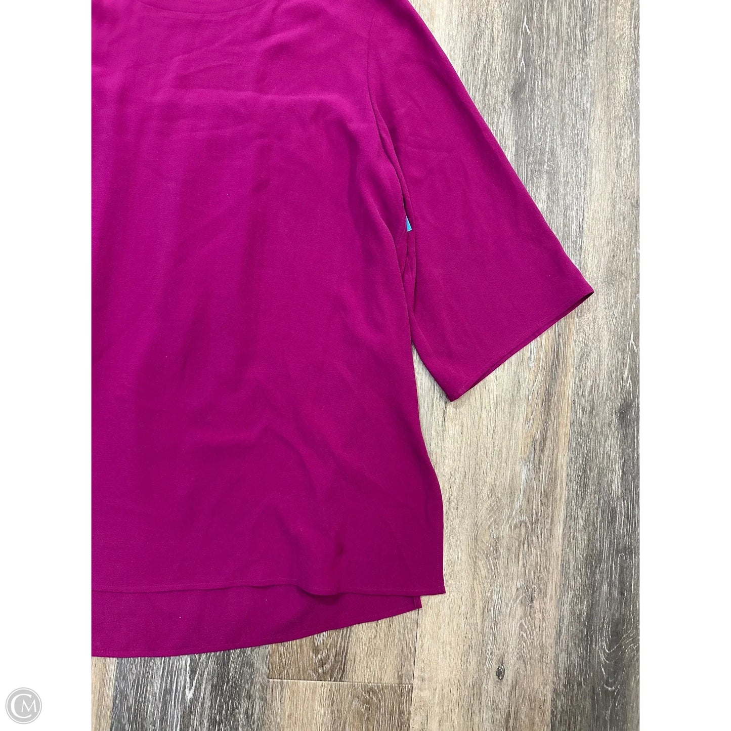 Blouse Long Sleeve By Eileen Fisher In Pink, Size: M