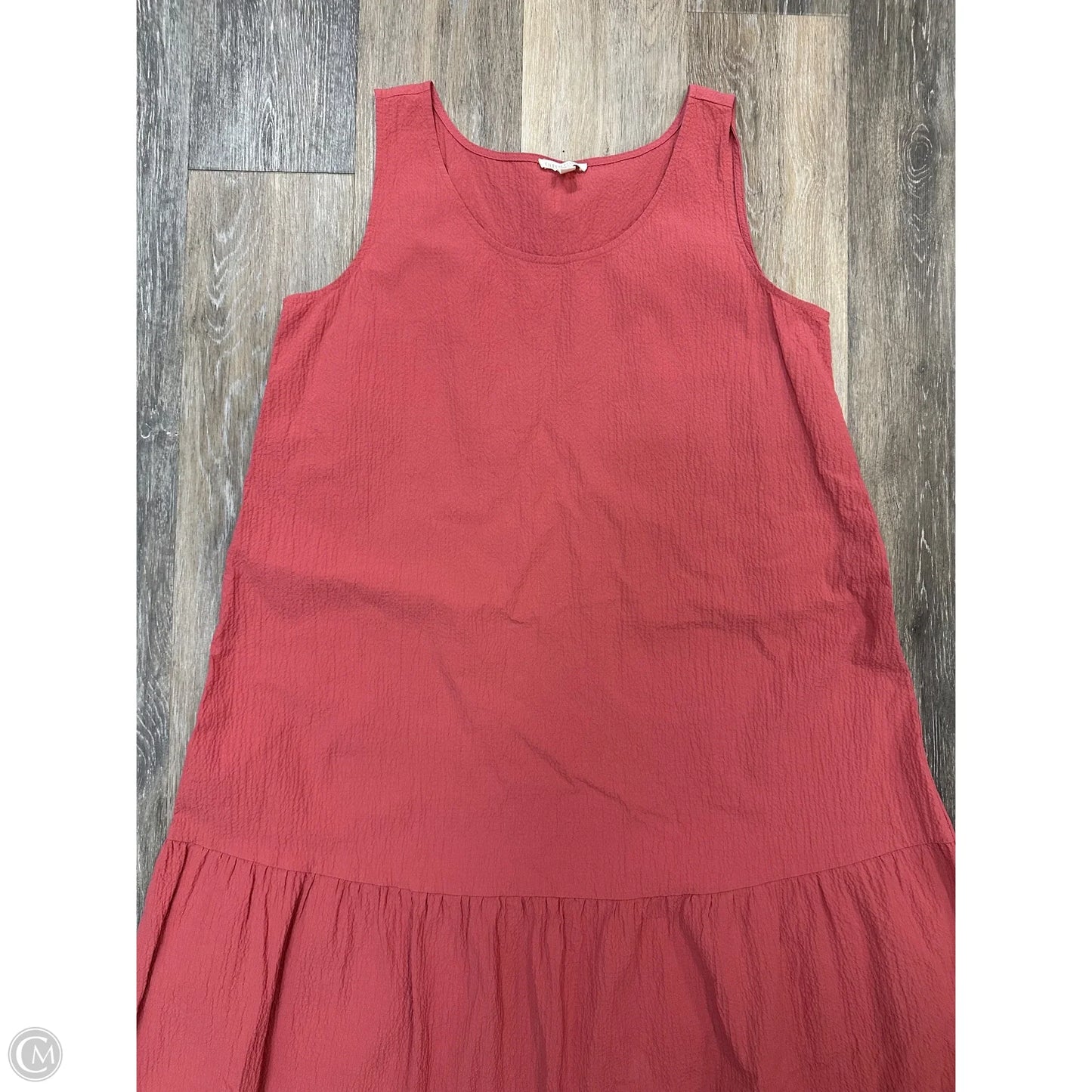 Dress Casual Maxi By Eileen Fisher In Coral, Size: M
