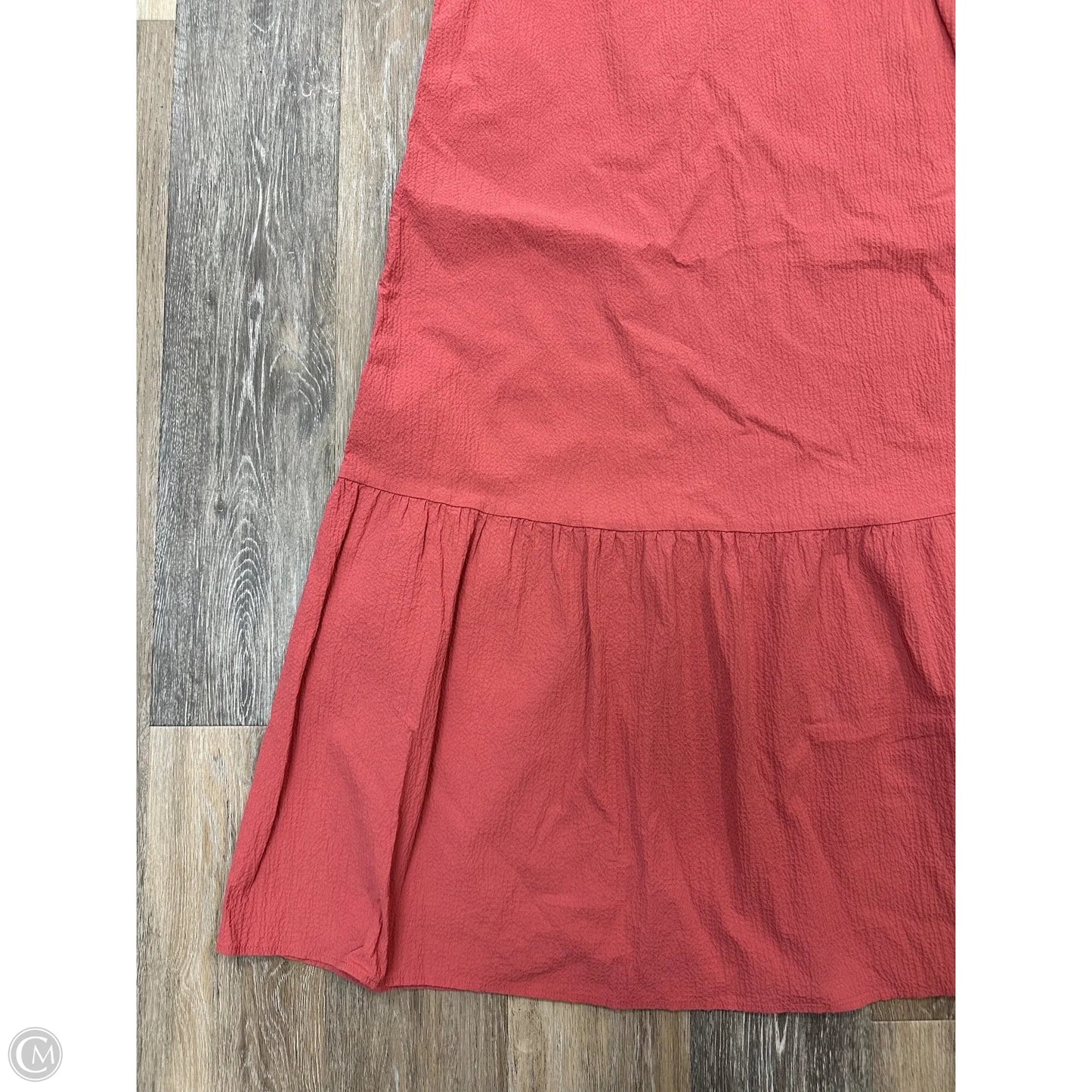 Dress Casual Maxi By Eileen Fisher In Coral, Size: M