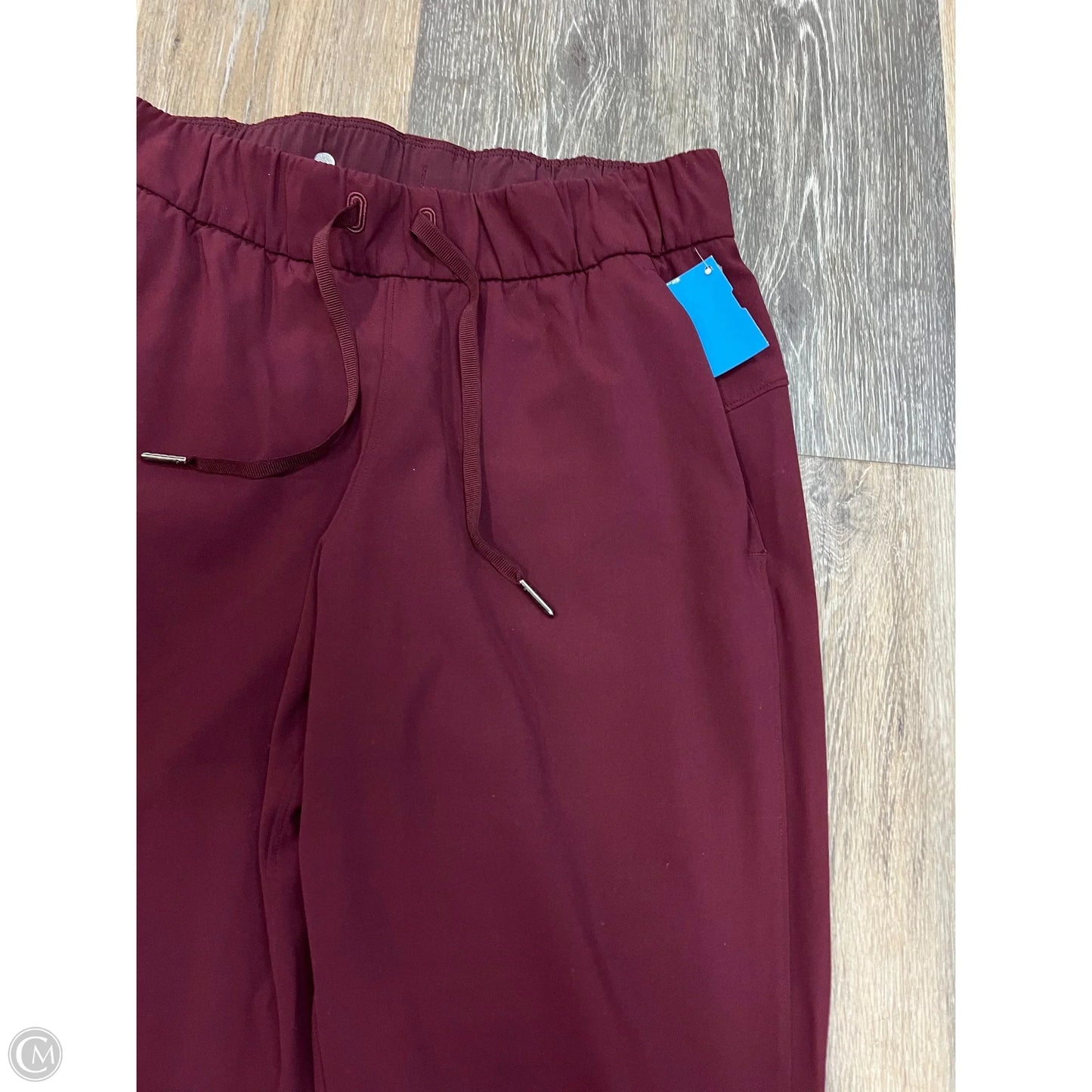 Athletic Pants By Lululemon In Maroon, Size: 4