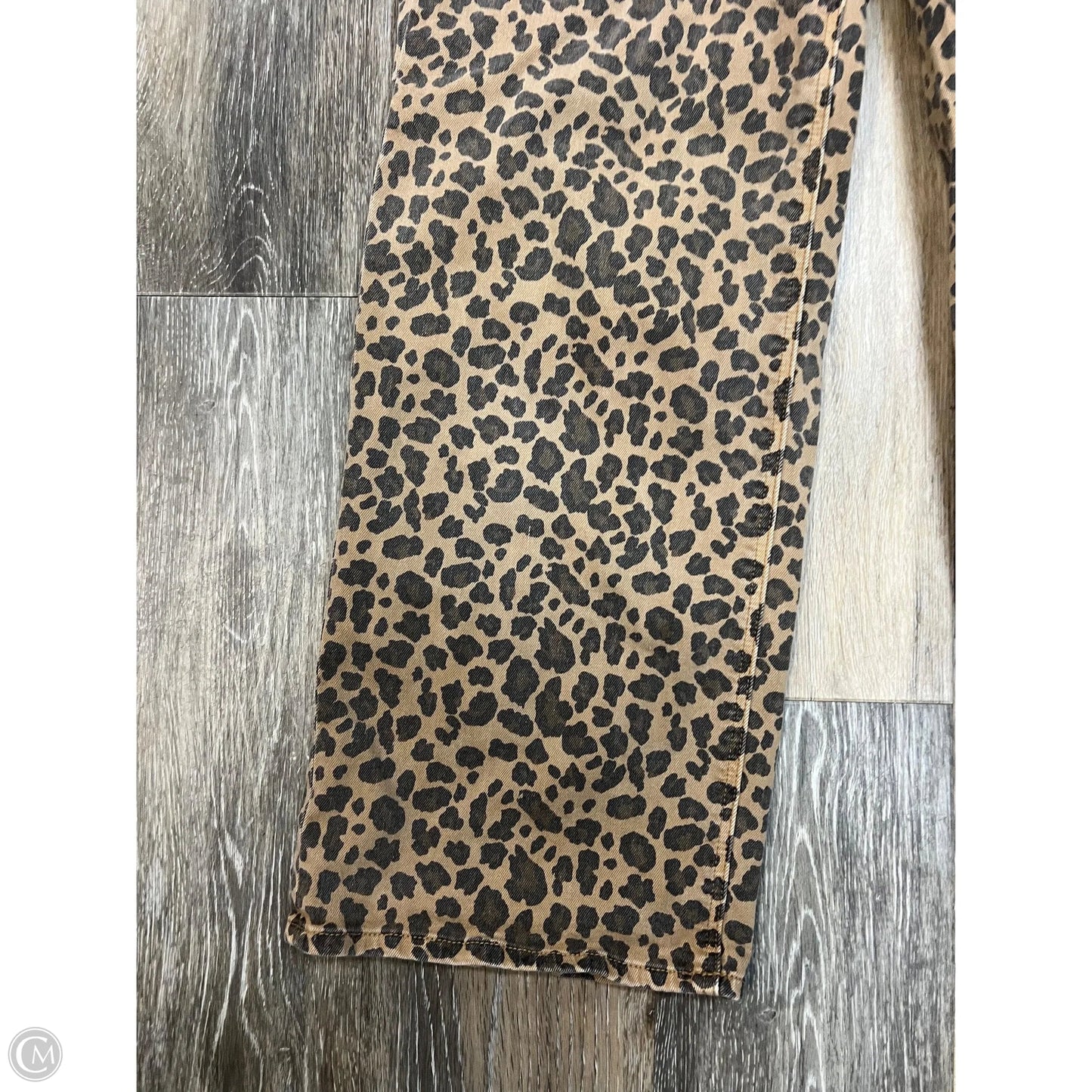 Jeans Straight By American Eagle In Animal Print, Size: 6