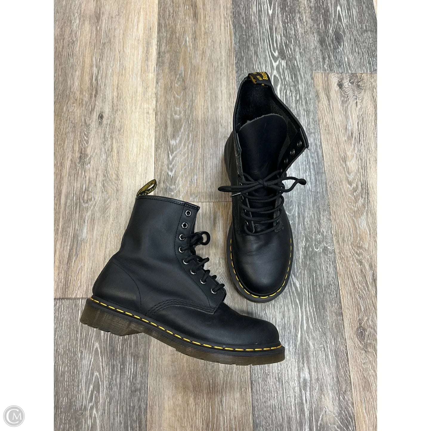 Boots Combat By Dr Martens In Black, Size: 9