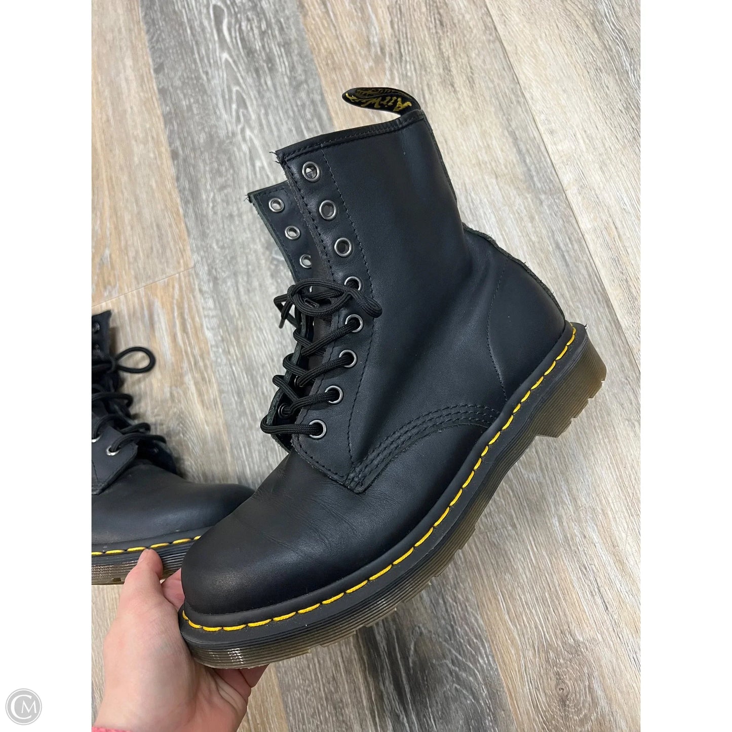Boots Combat By Dr Martens In Black, Size: 9