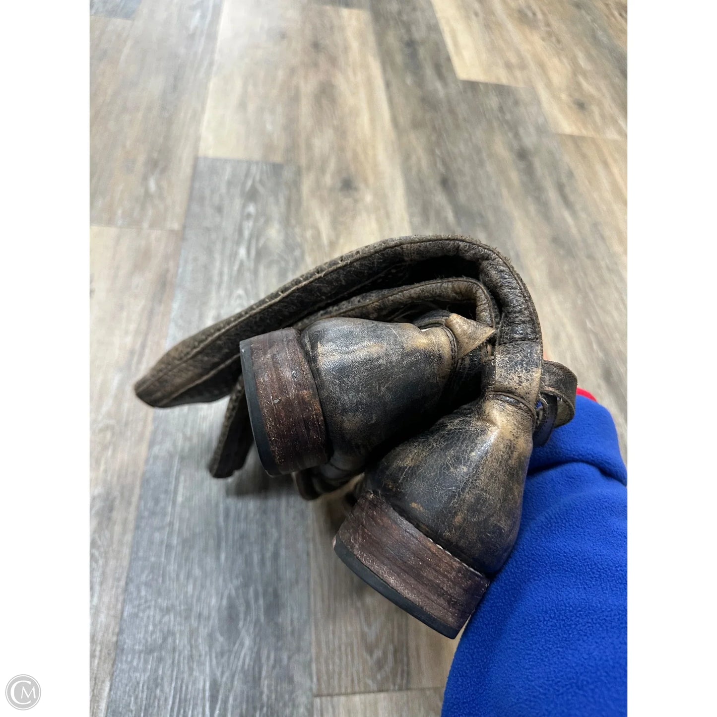 Boots Mid-calf Flats By Bed Stu In Brown, Size: 11