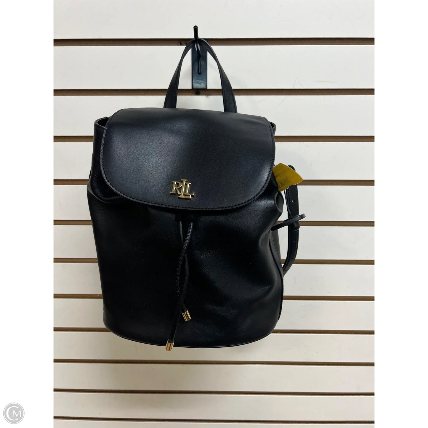 Backpack Leather By Ralph Lauren, Size: Medium