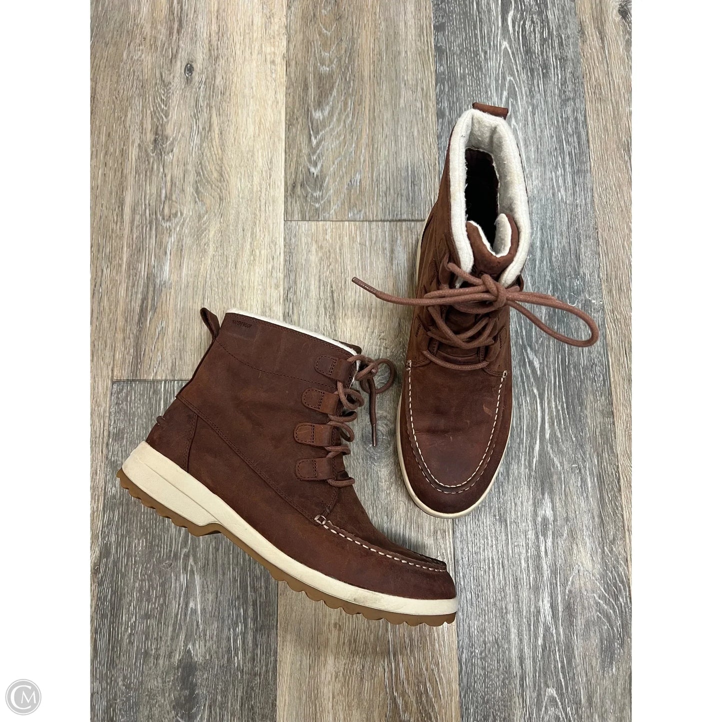 Boots Snow By Sperry In Brown, Size: 10