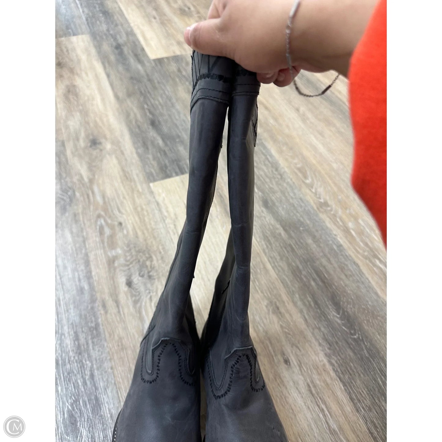 Boots Western By Roper In Grey, Size: 7.5