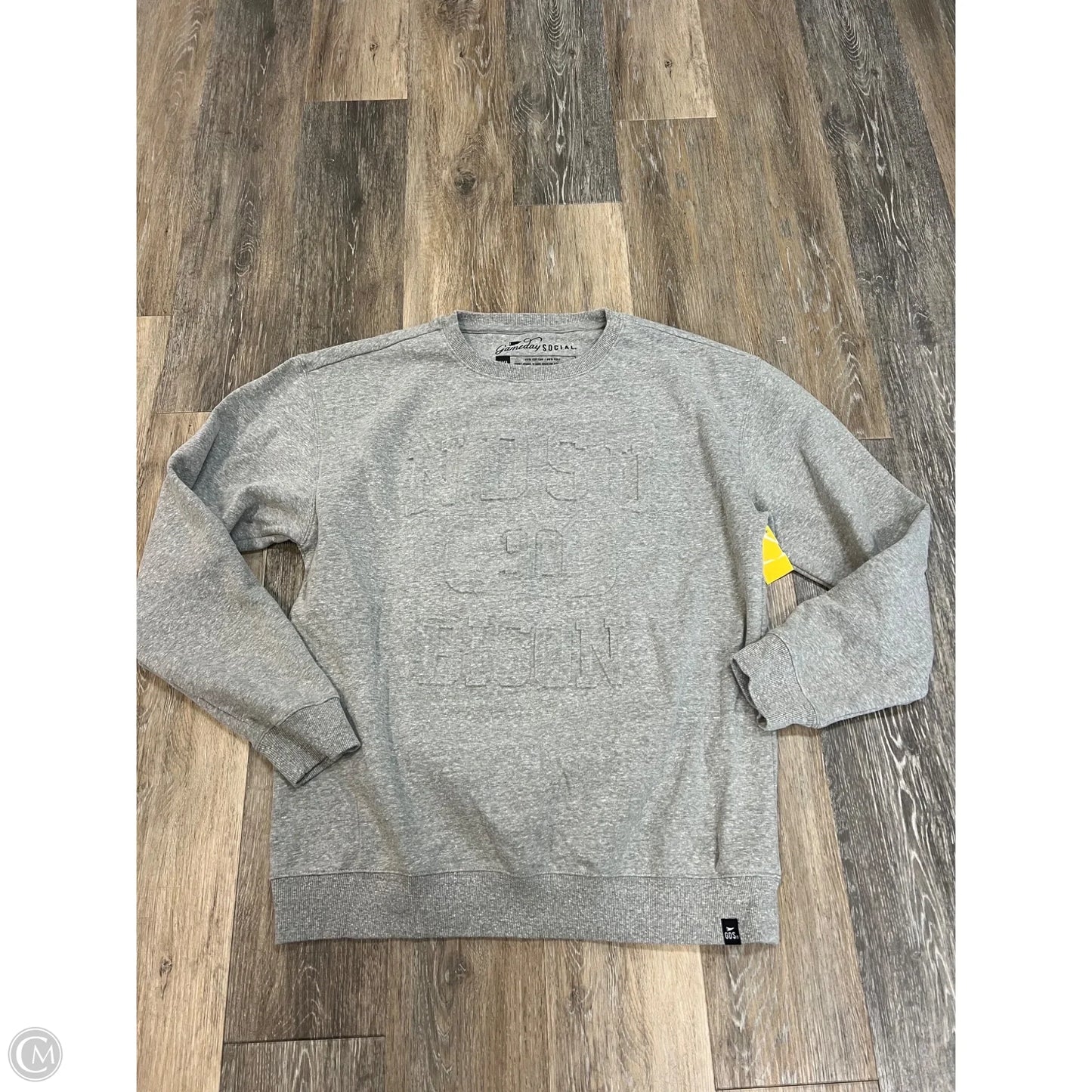Athletic Sweatshirt  By GAMEDAY SOCIAL In Grey, Size: Xxl