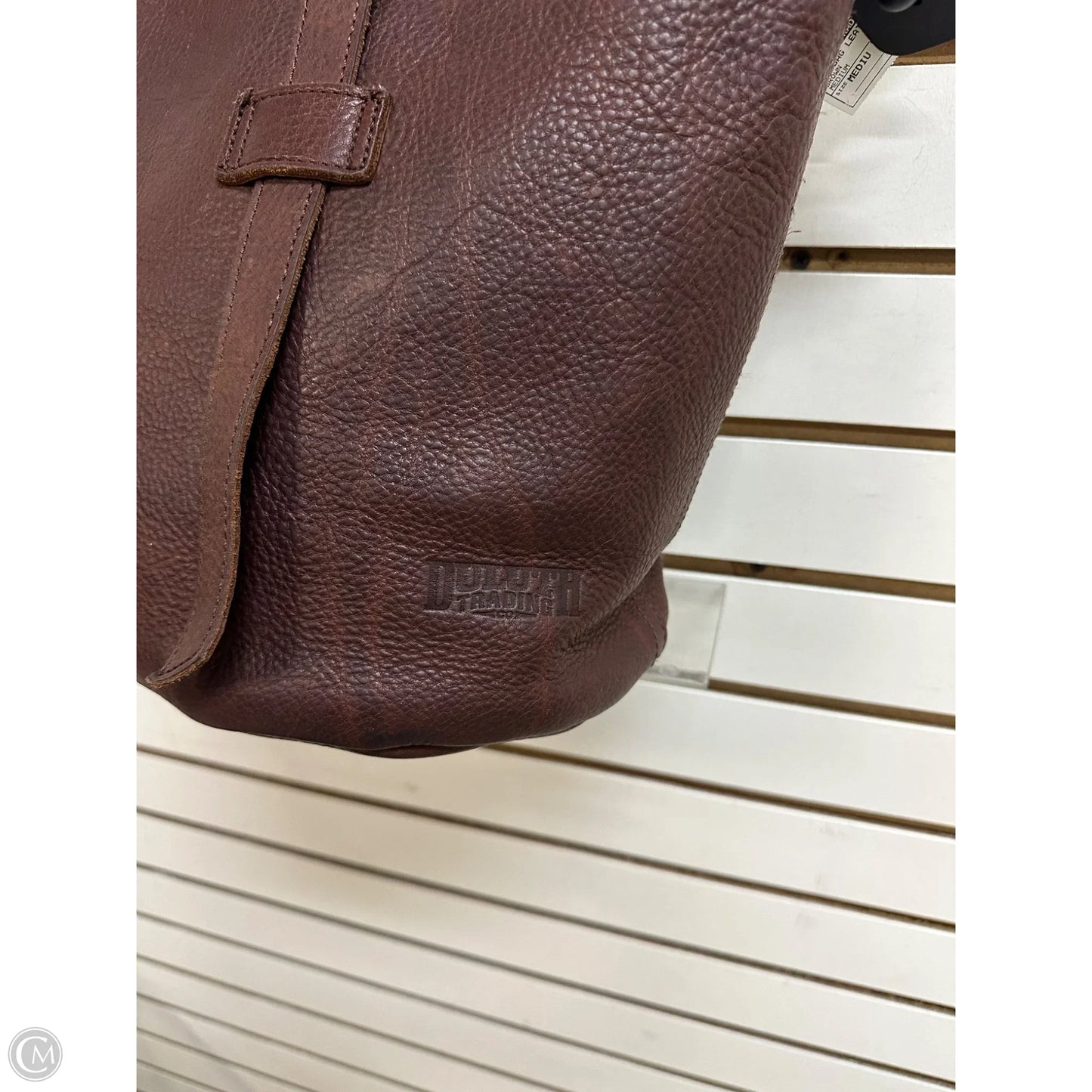 Handbag Leather By Duluth Trading, Size: Medium