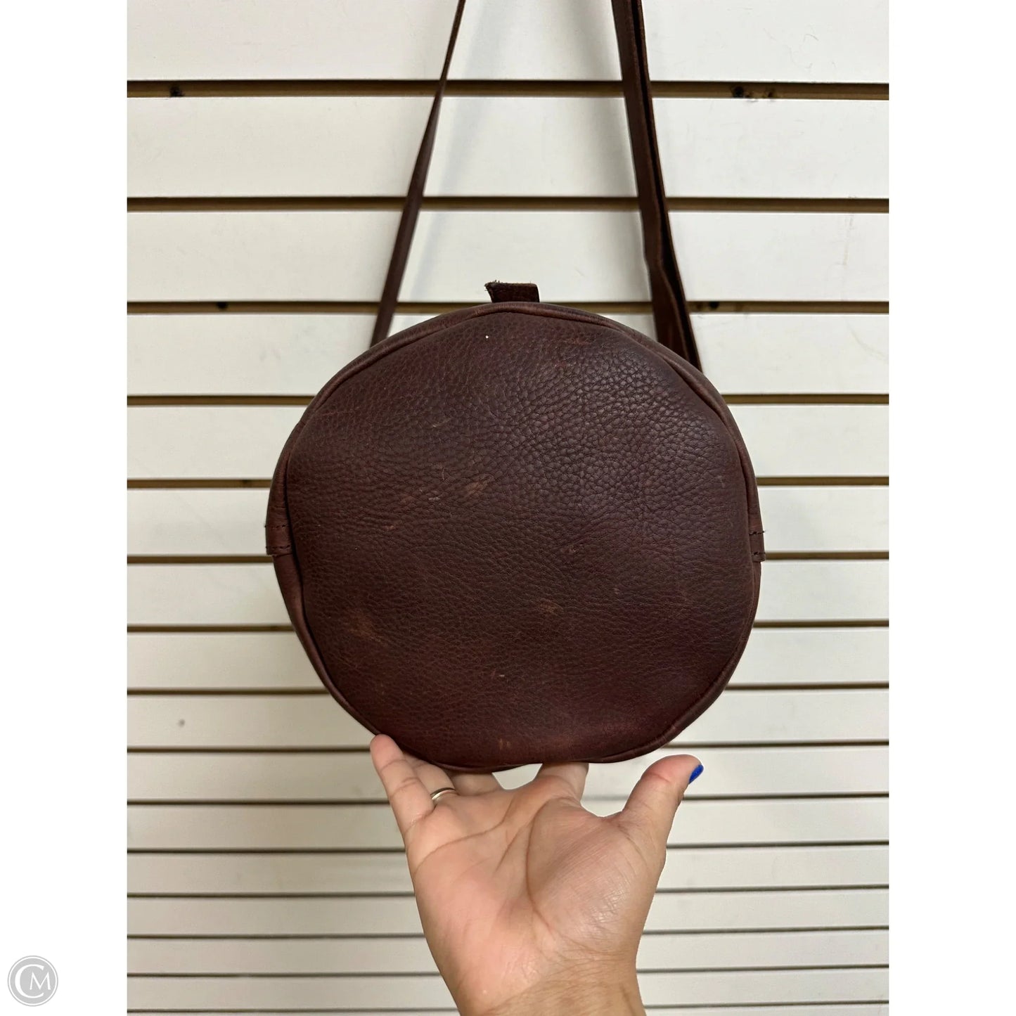 Handbag Leather By Duluth Trading, Size: Medium